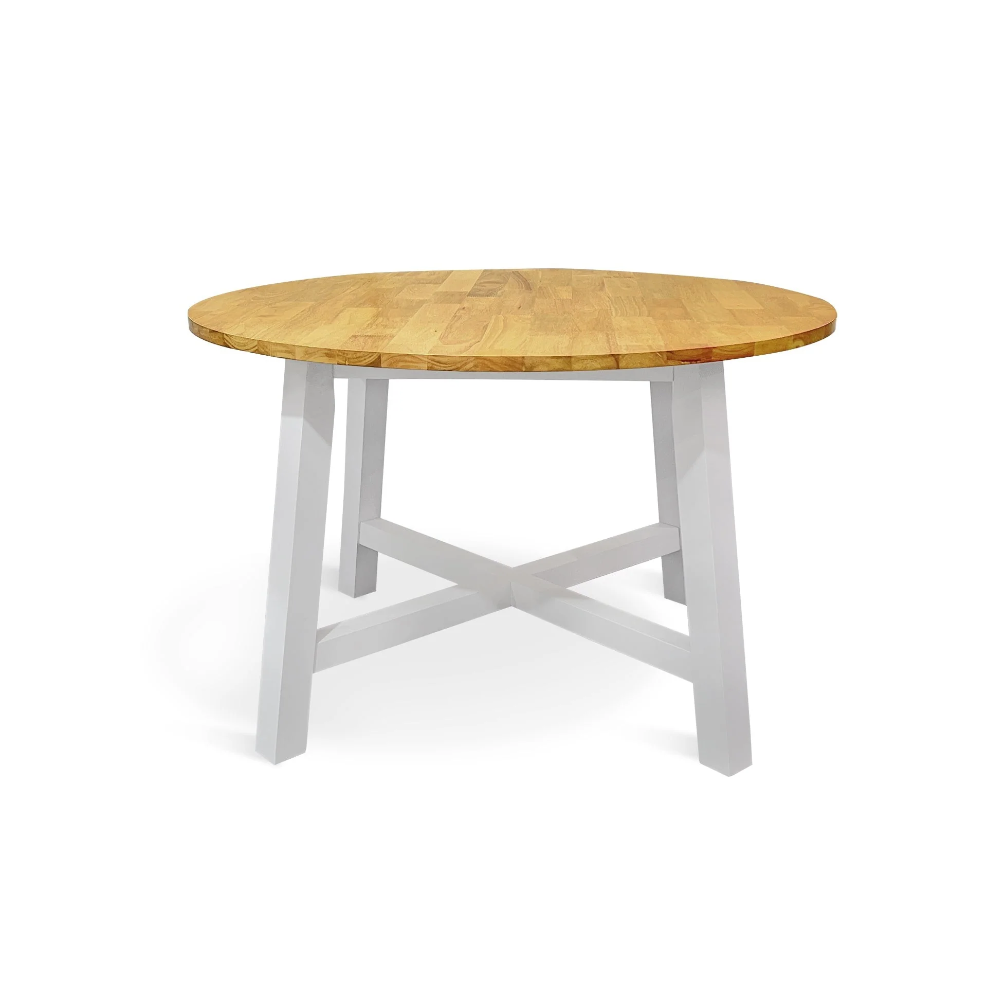 Bali Dining Table Round 120 x 75.5cm - Oak - Image 4