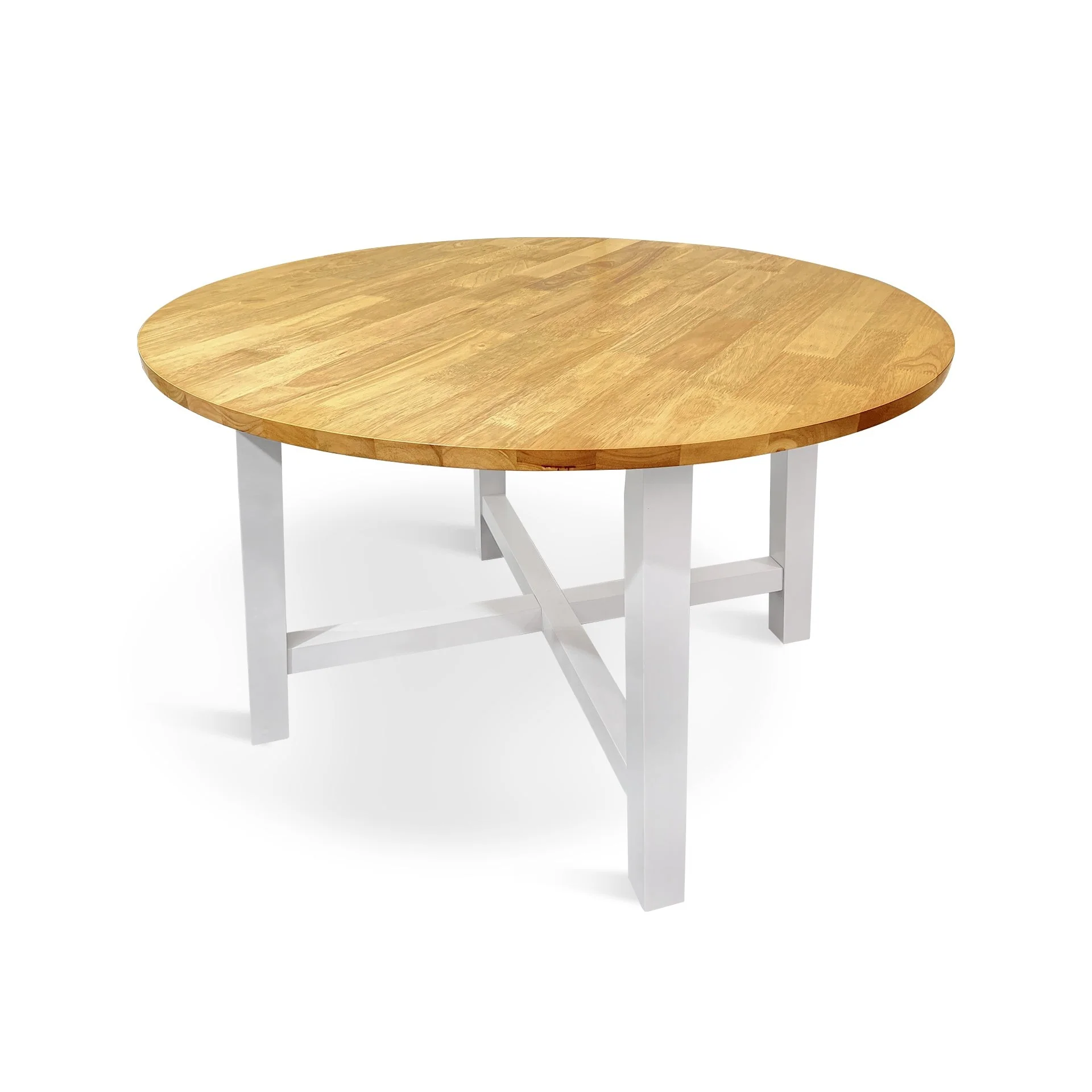 Bali Dining Table Round 120 x 75.5cm - Oak - Image 5