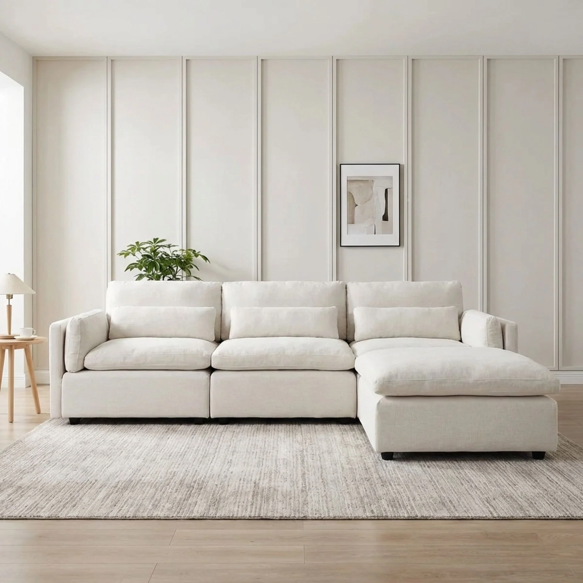 Barmouth Modular Sofa - Silver Cloud