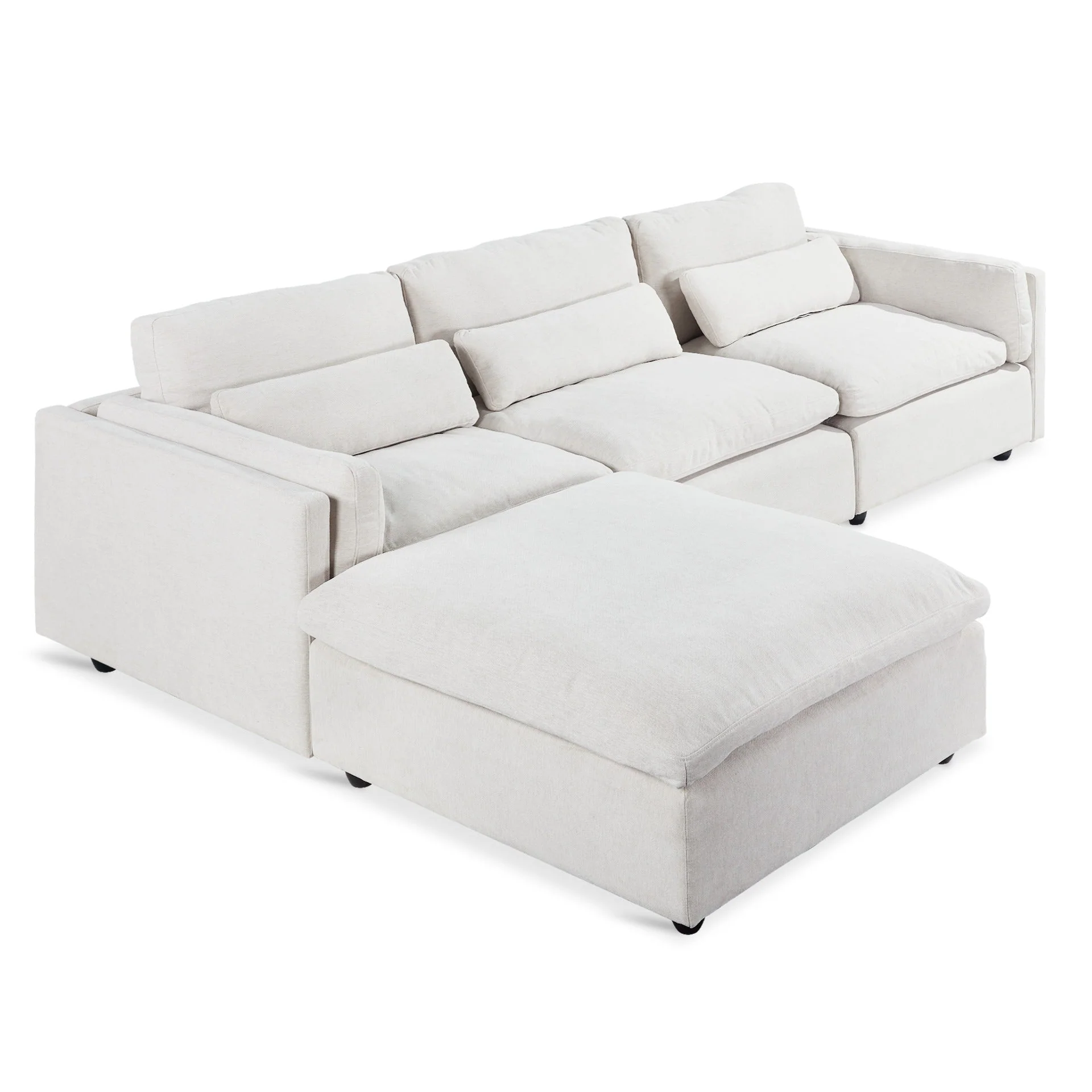 Barmouth Modular Sofa - Silver Cloud - Image 10