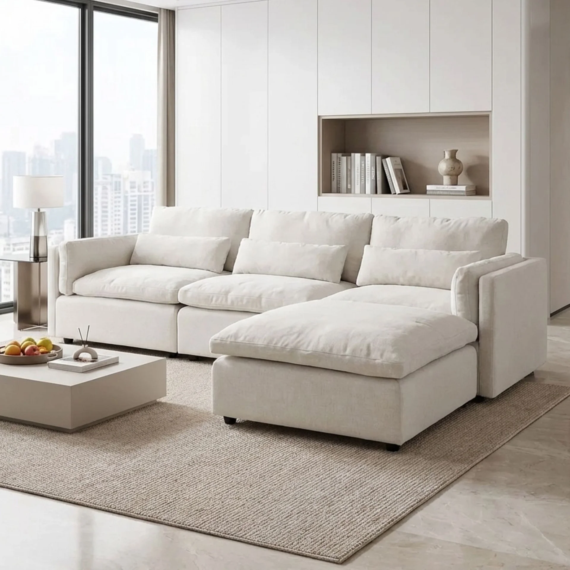 Barmouth Modular Sofa - Silver Cloud - Image 3