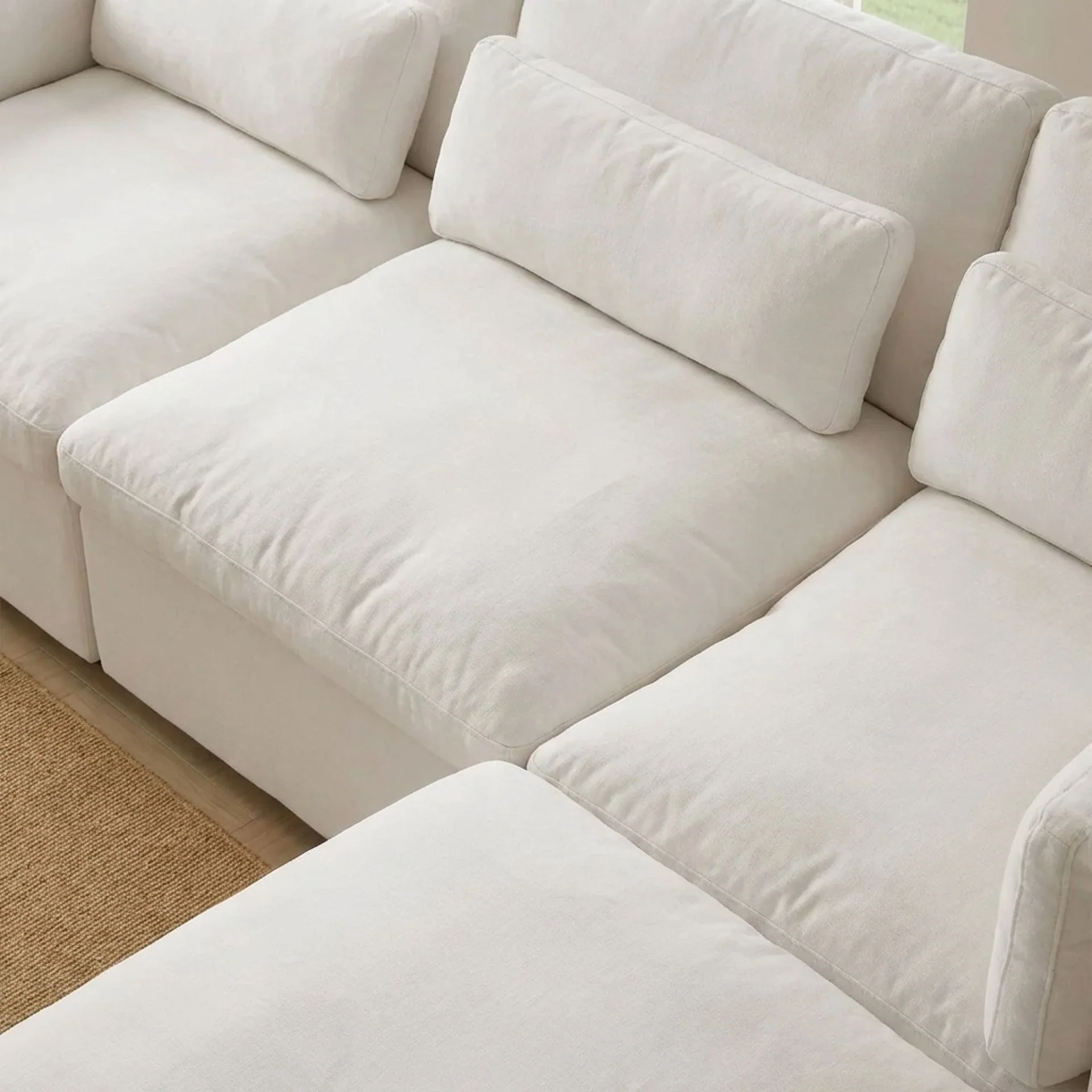 Barmouth Modular Sofa - Silver Cloud - Image 7