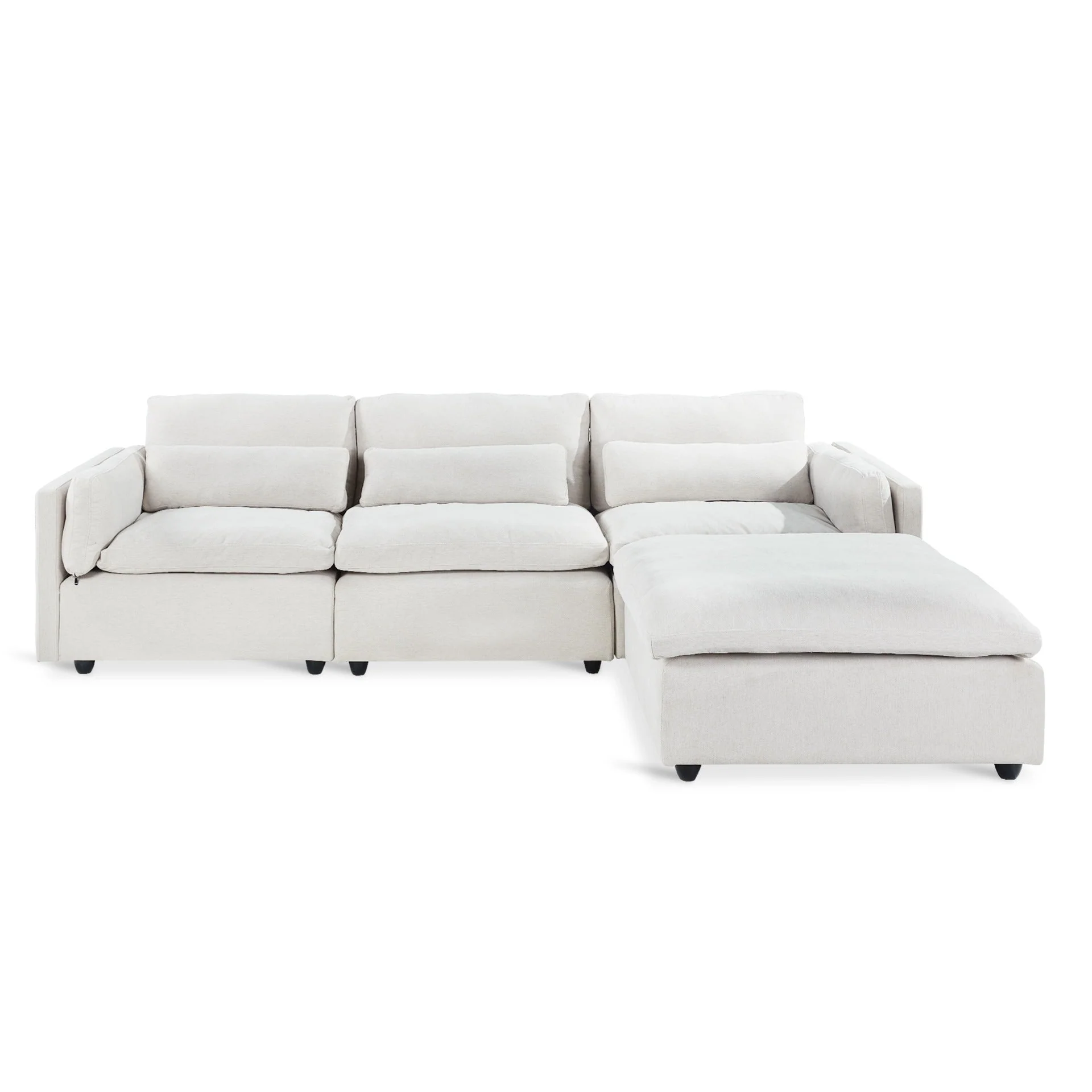 Barmouth Modular Sofa - Silver Cloud - Image 9