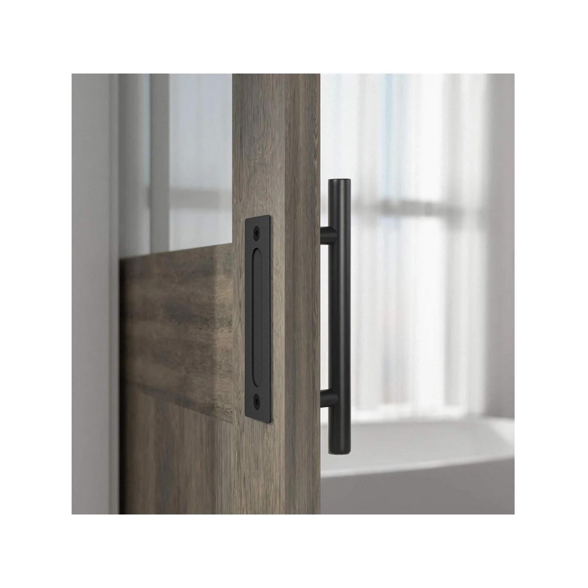 Barn Door Handle 12” - Black - Image 13