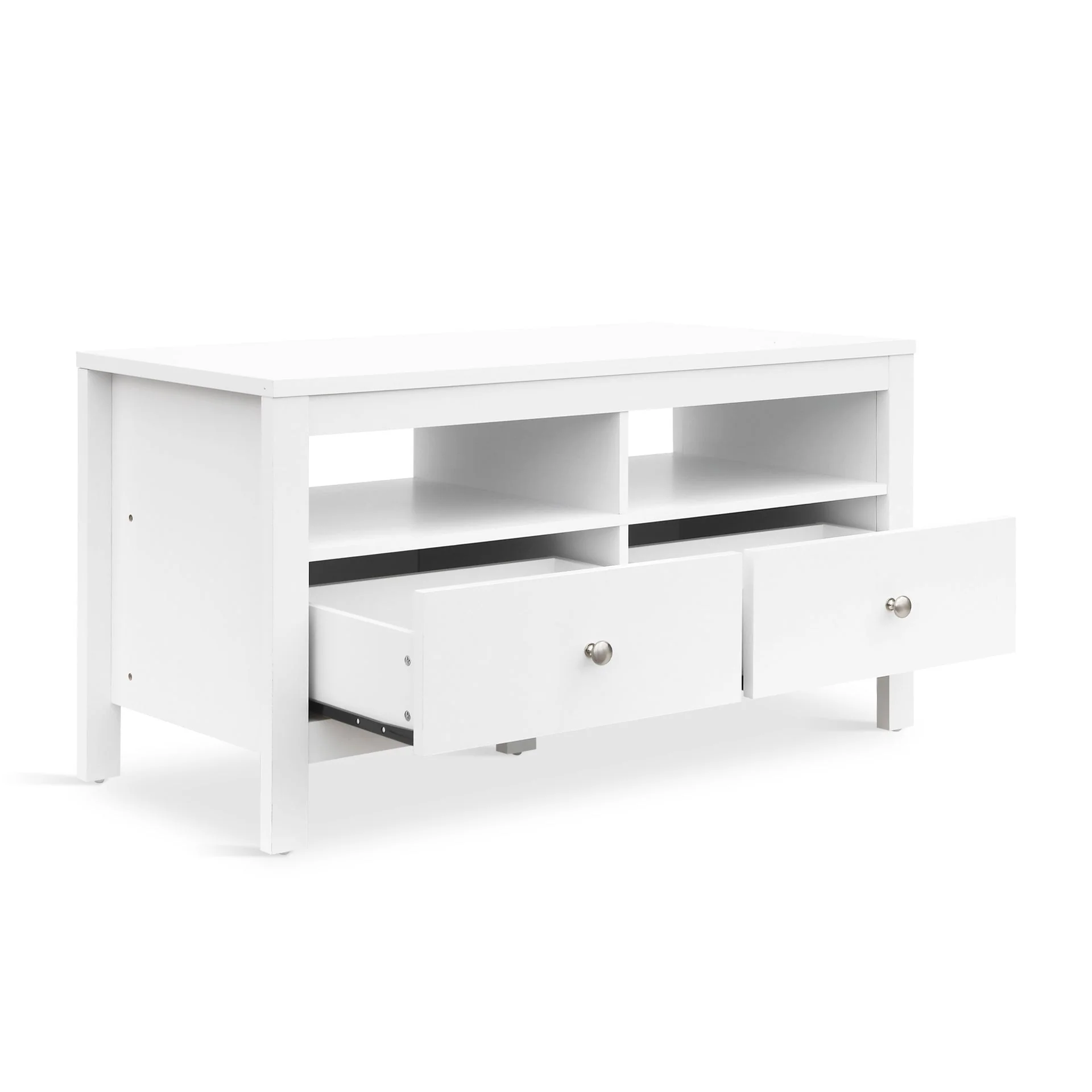 Barrett 1.1m Entertainment Unit - White - Image 6