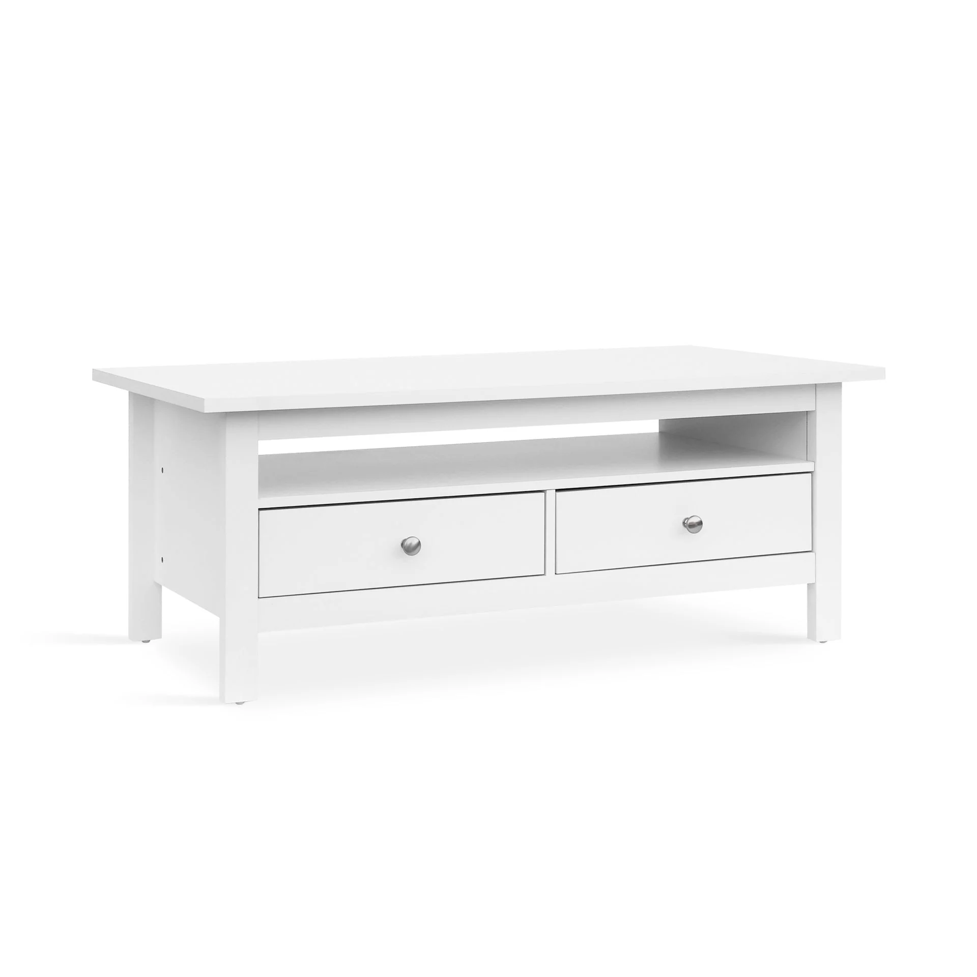 Barrett Rectangular Coffee Table - White - Image 4