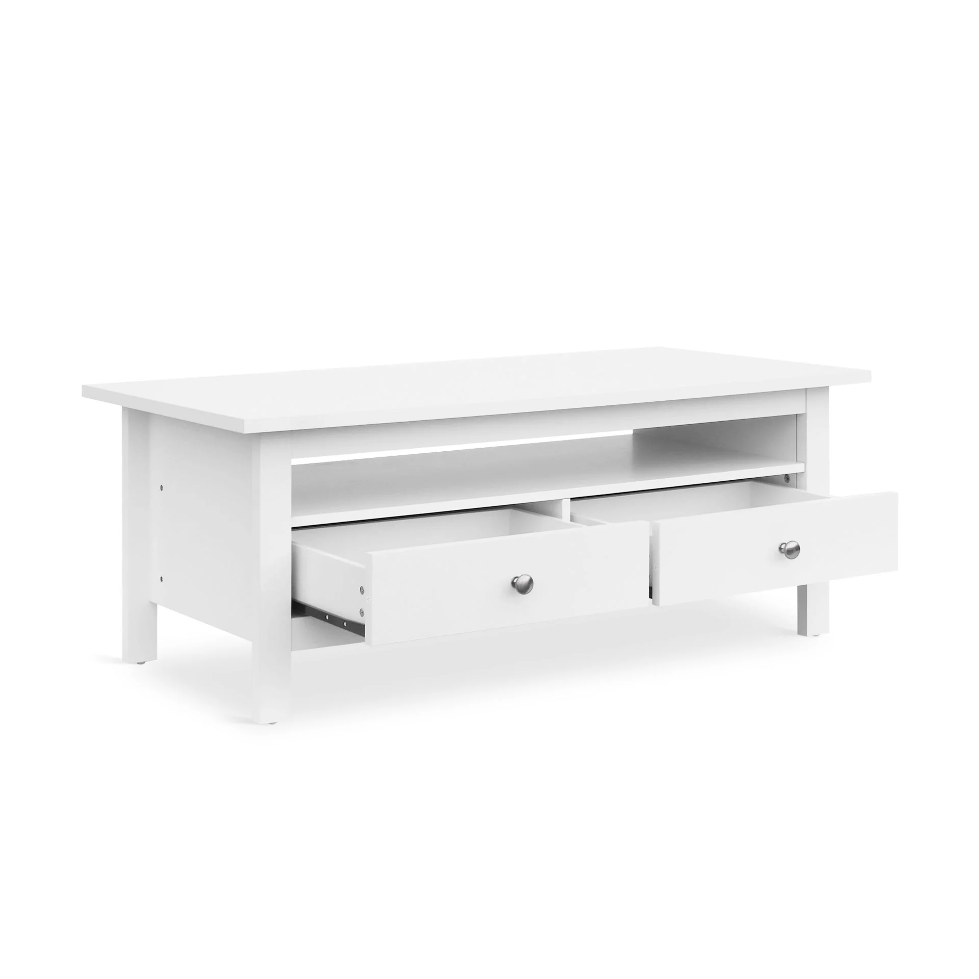 Barrett Rectangular Coffee Table - White - Image 6