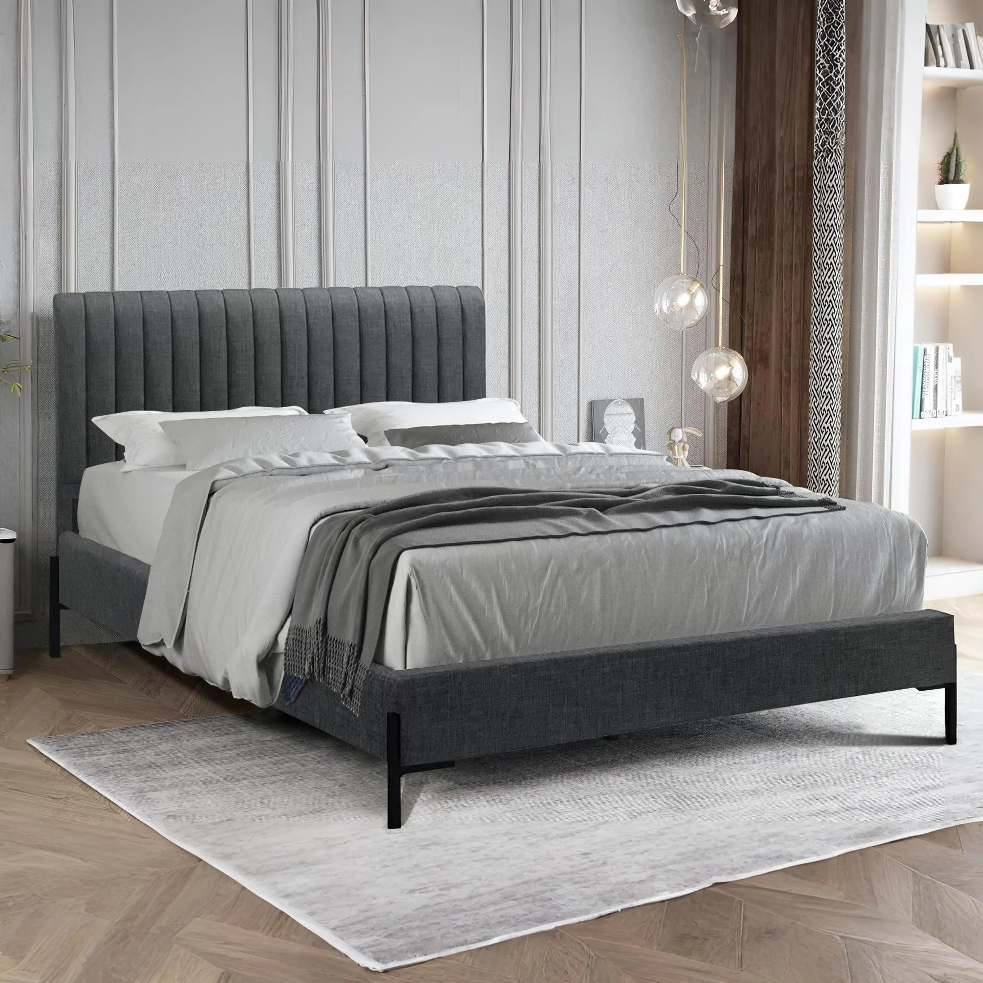 Barrow Queen Bed Frame - Black