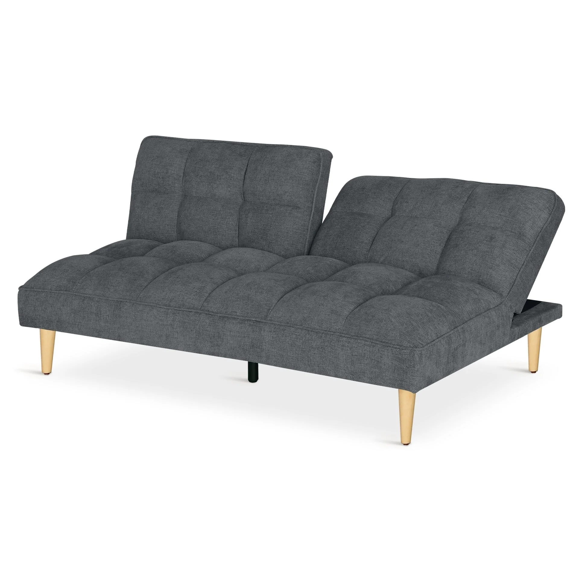 Barton 3 Seater Sofa Bed - Dark Grey - Image 10