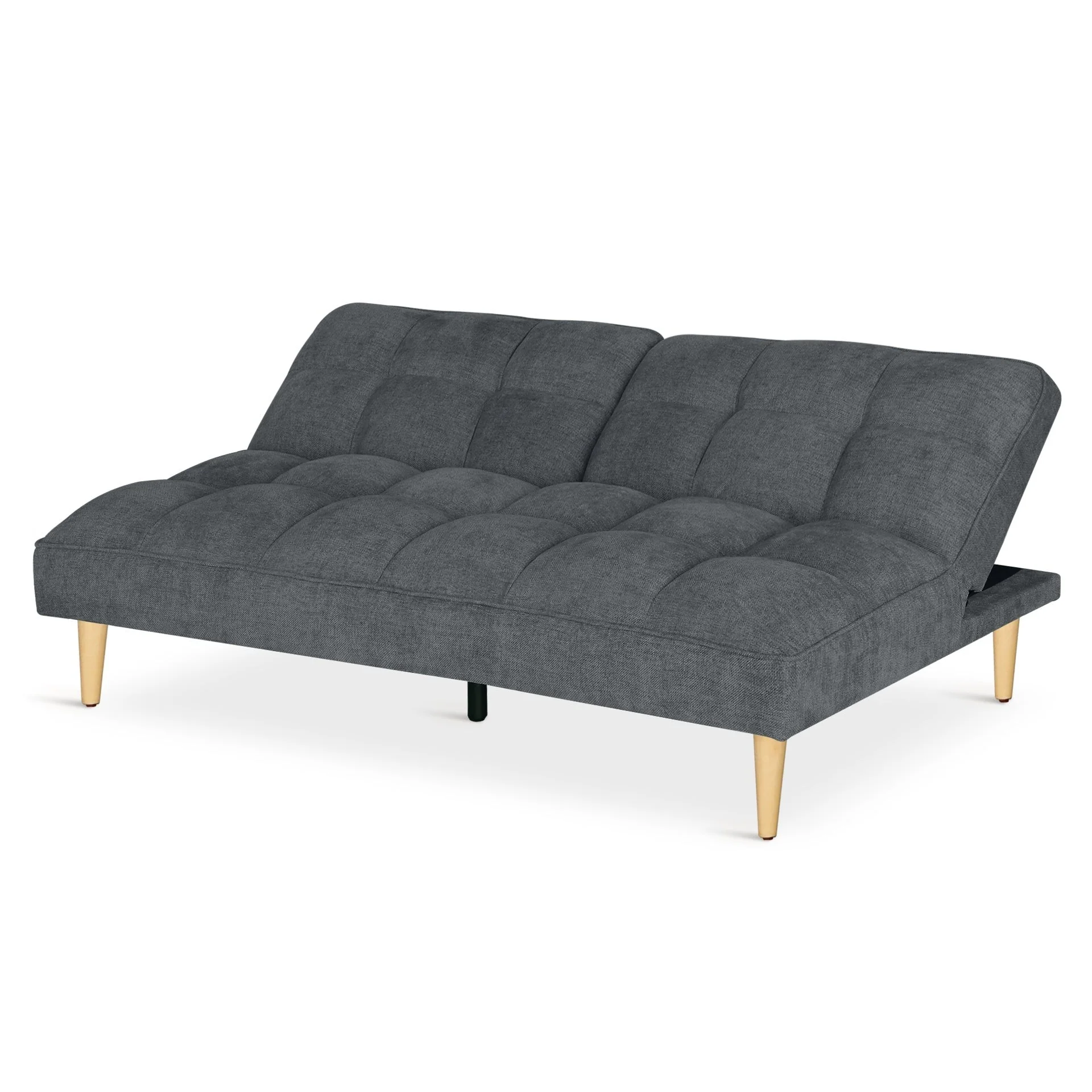 Barton 3 Seater Sofa Bed - Dark Grey - Image 9