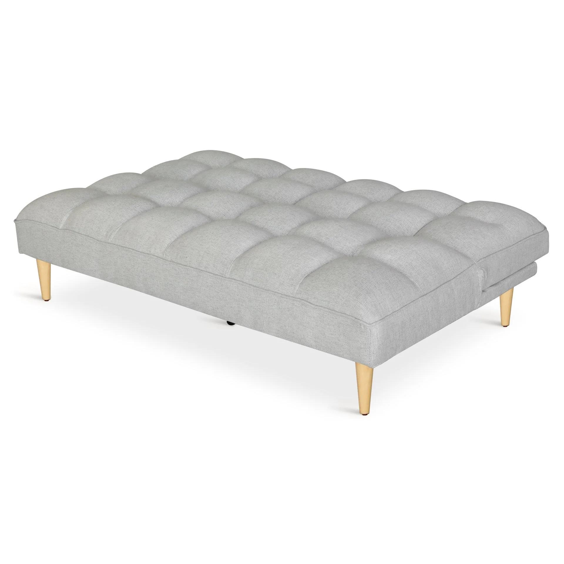 Barton 3 Seater Sofa Bed - Light Grey - Image 10