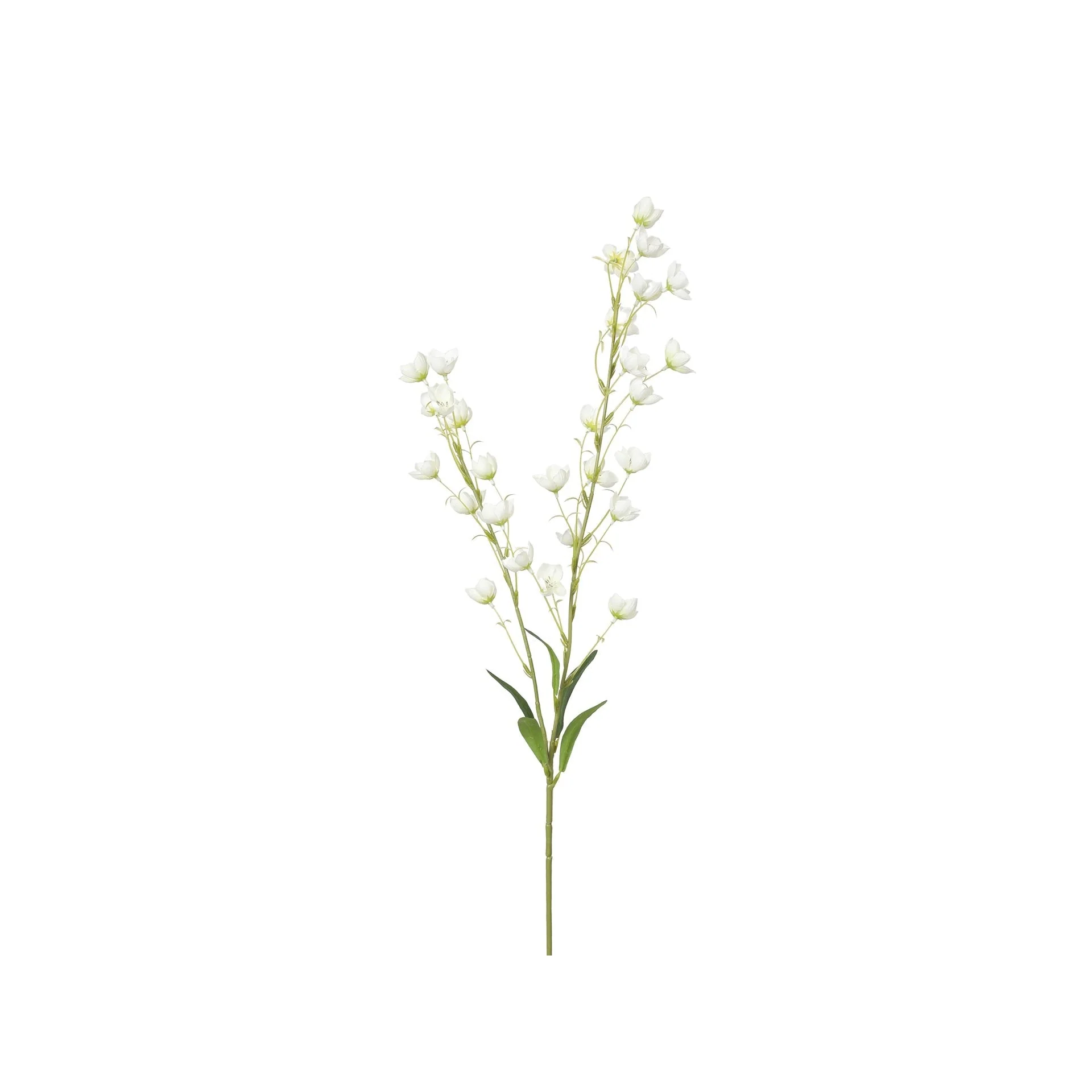 Bell Flower Spray White 96cm