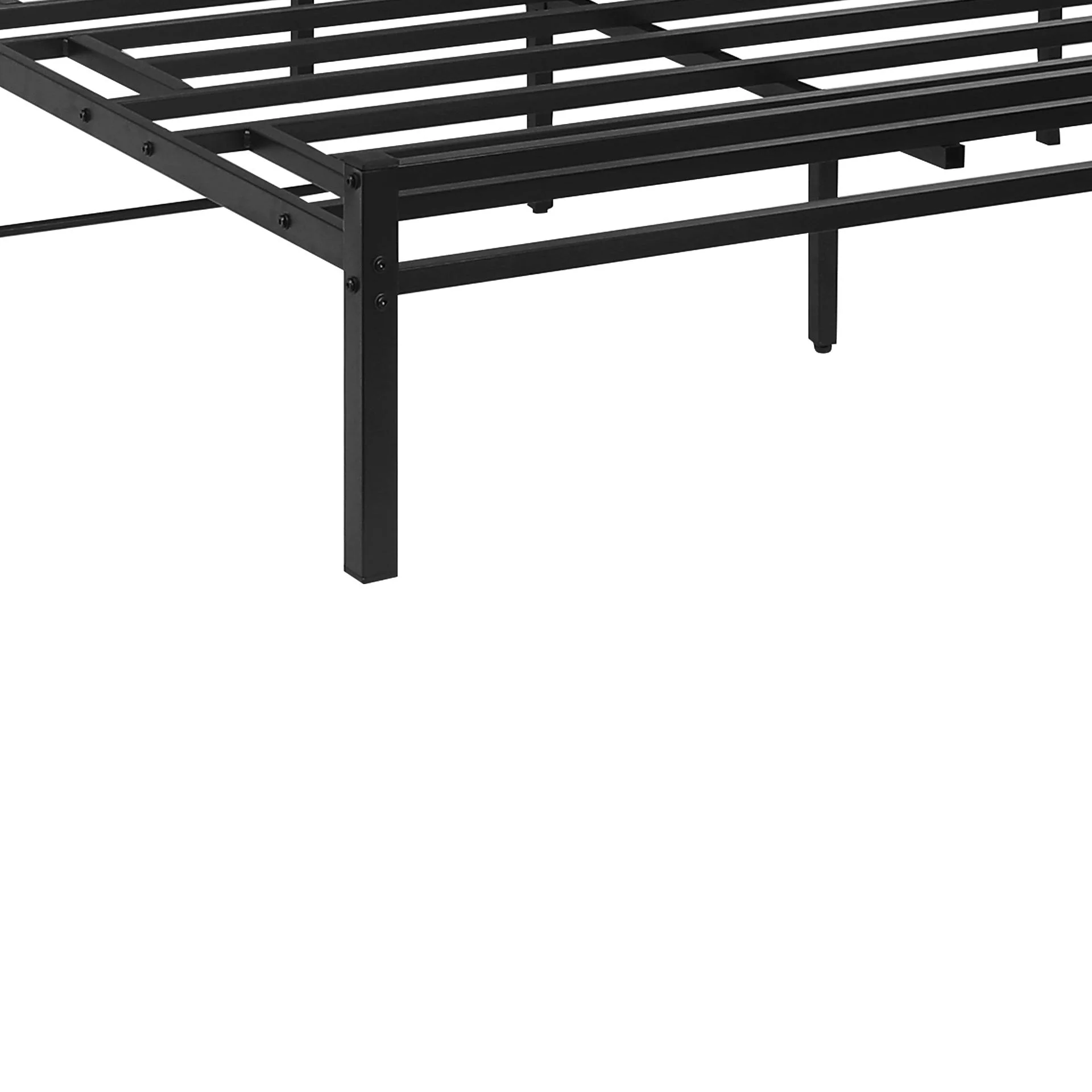 Bella Queen Bed Frame - Oak + Black - Image 8
