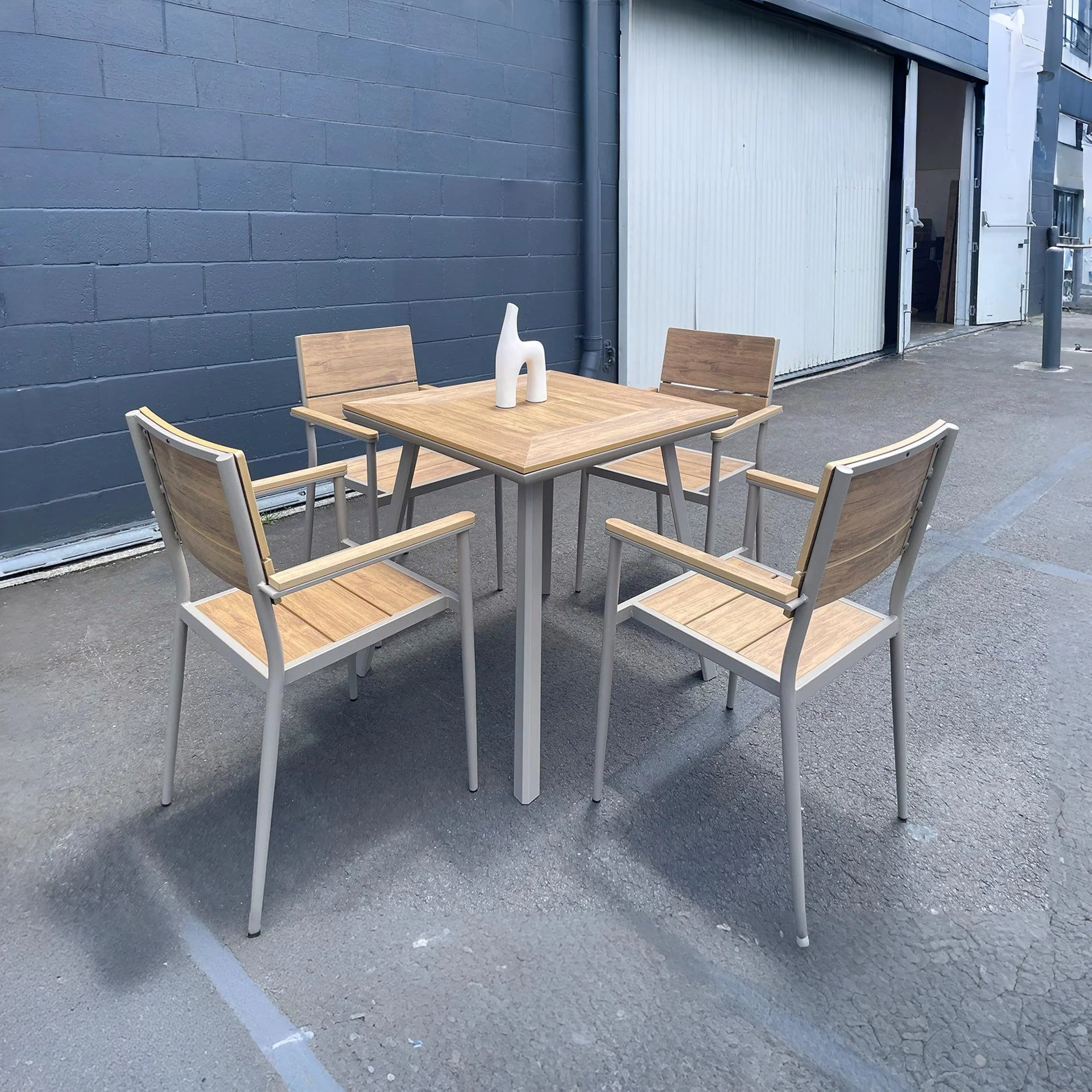 Benbecula 5 Piece Outdoor Dining Set - Natural