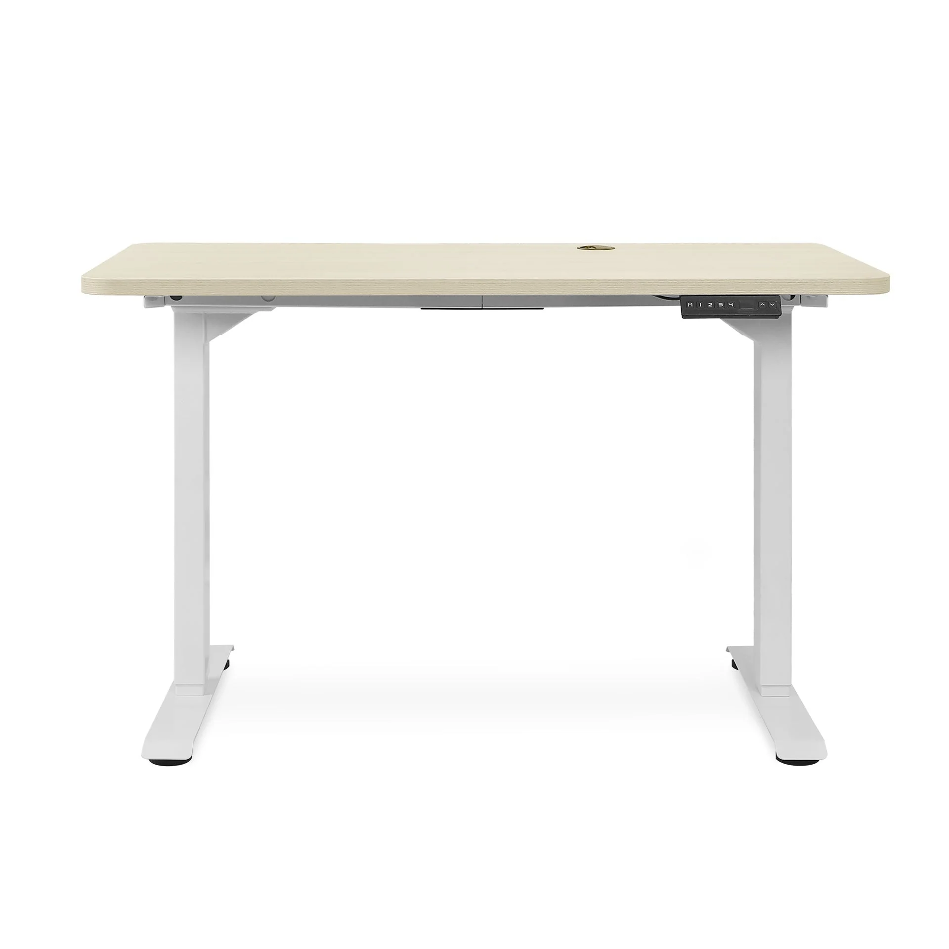 Bennie 120cm Dual Motor Electric Standing Desk - Beige - Image 8