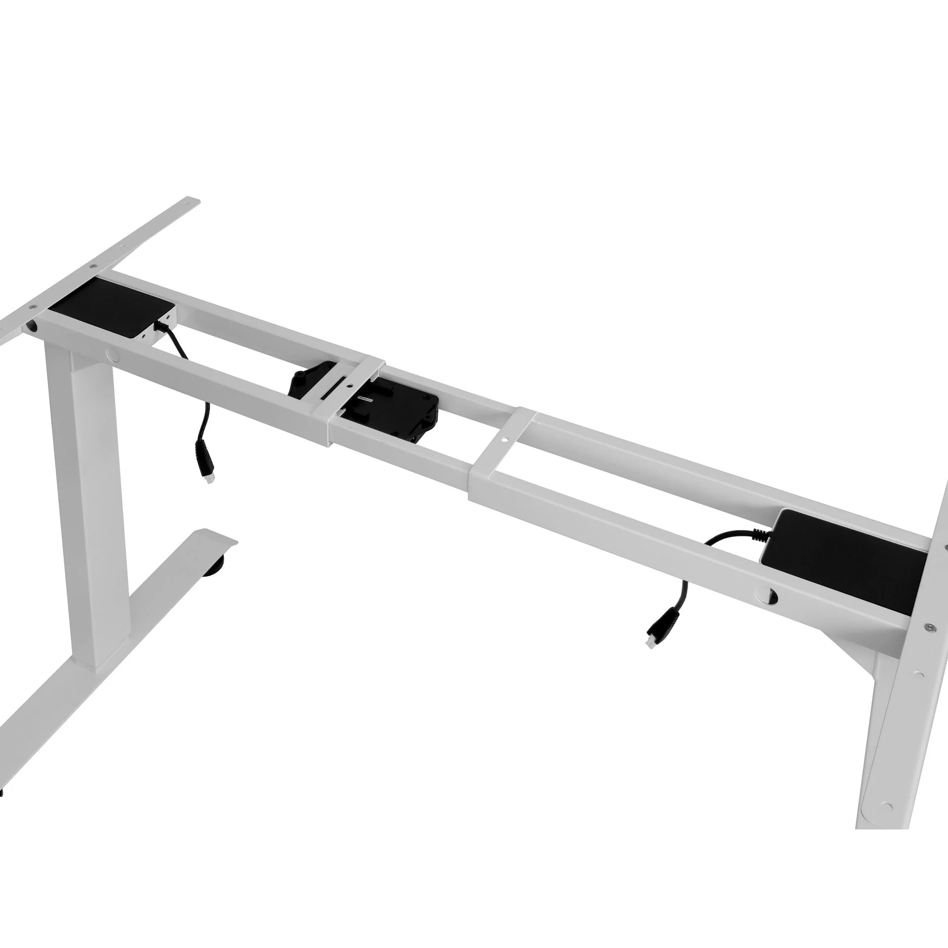 Bennie 120cm Dual Motor Electric Standing Desk - White - Image 7