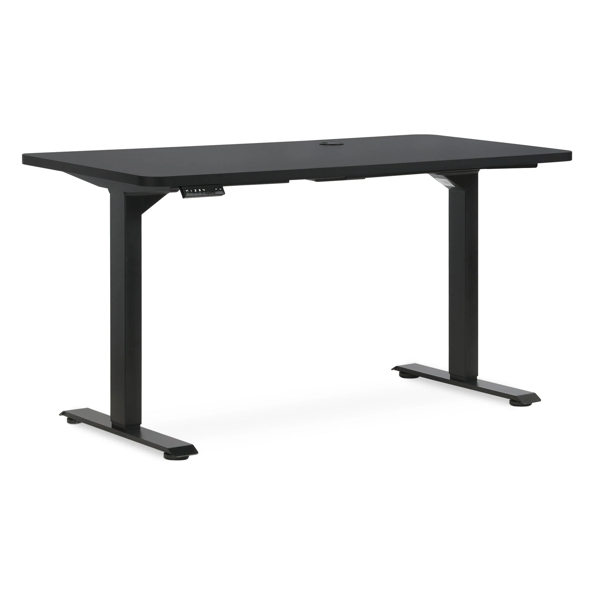 Bennie 140cm Dual Motor Electric Standing Desk - Black - Image 2