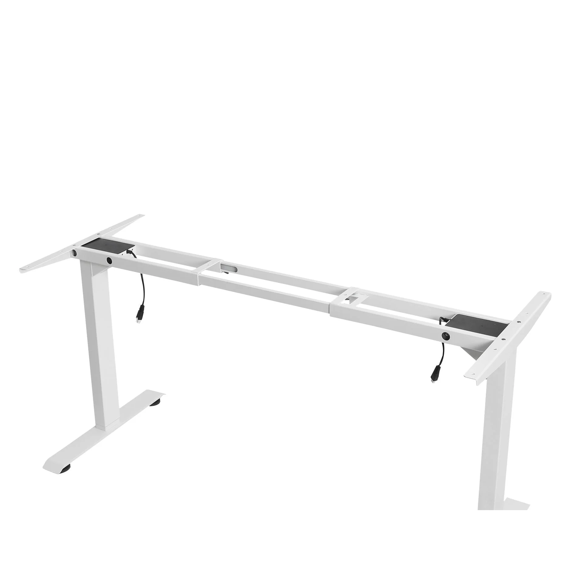 Bennie 160cm Dual Motor Electric Standing Desk - Beige - Image 6