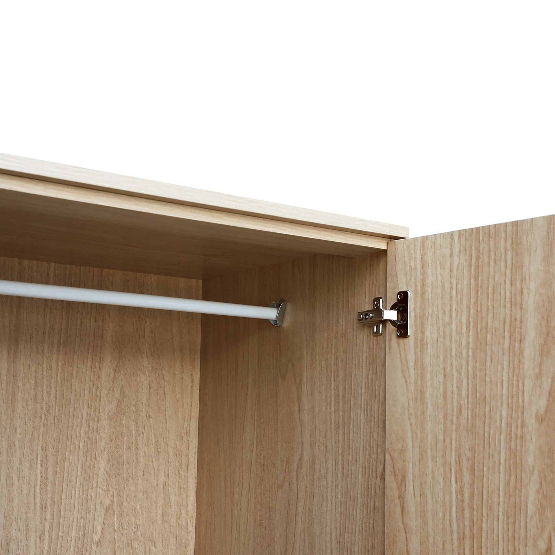 Benny 2 Door Wardrobe - Light Teak - Image 10