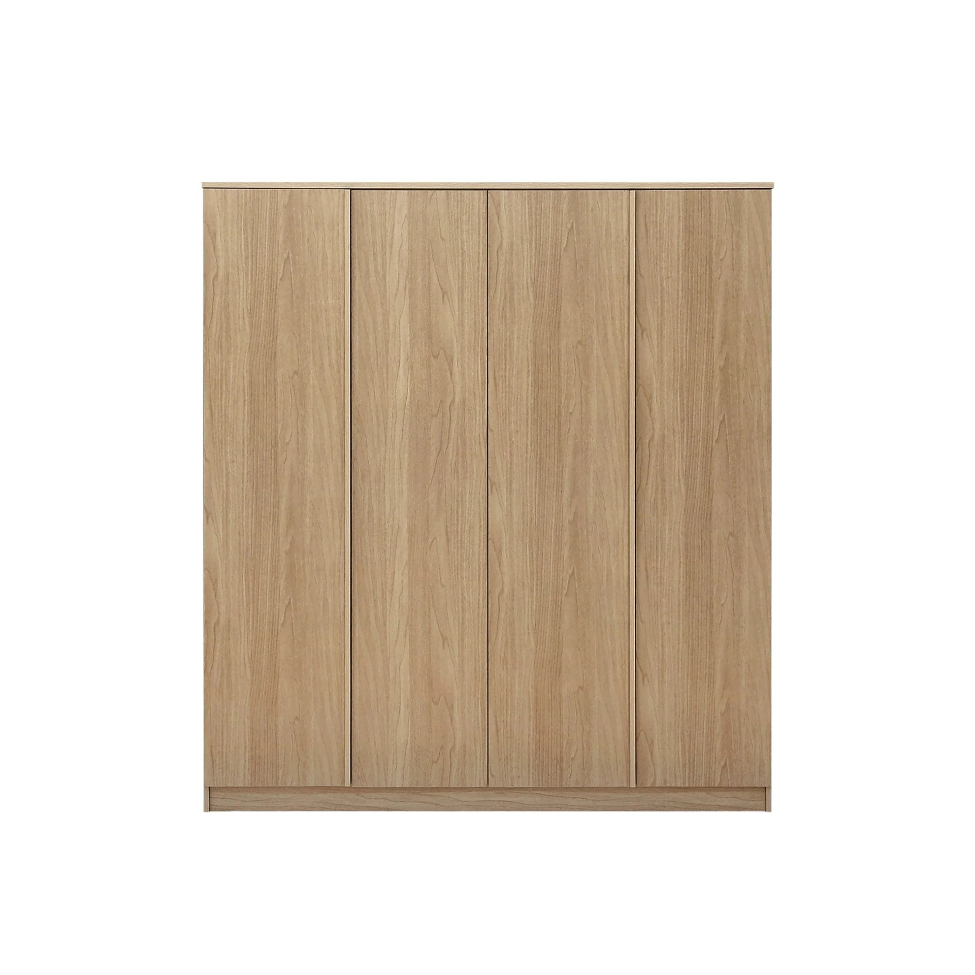Benny 4 Door Wardrobe - Light Teak - Image 8