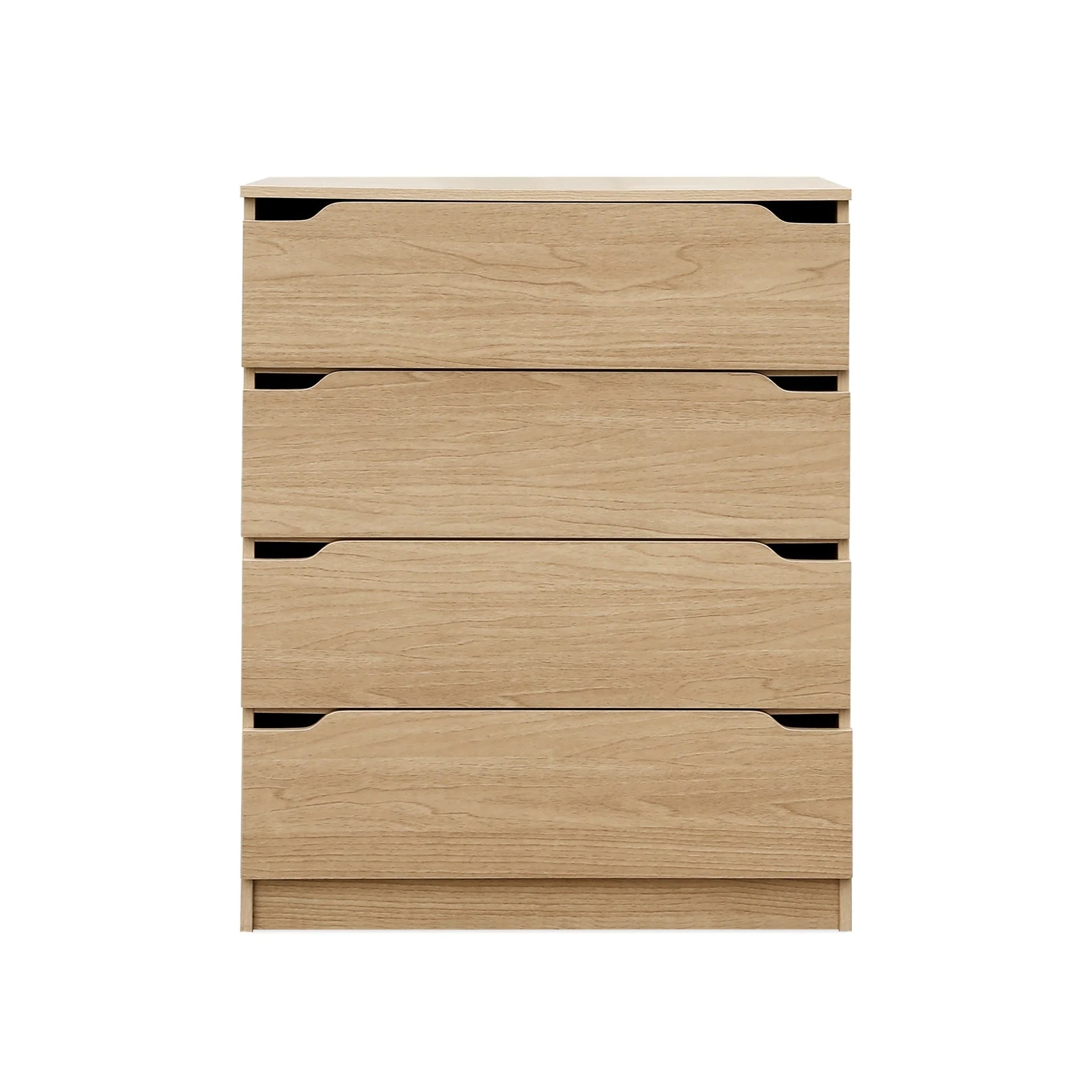 Benny 4 Drawers Tallboy - Light Teak - Image 6