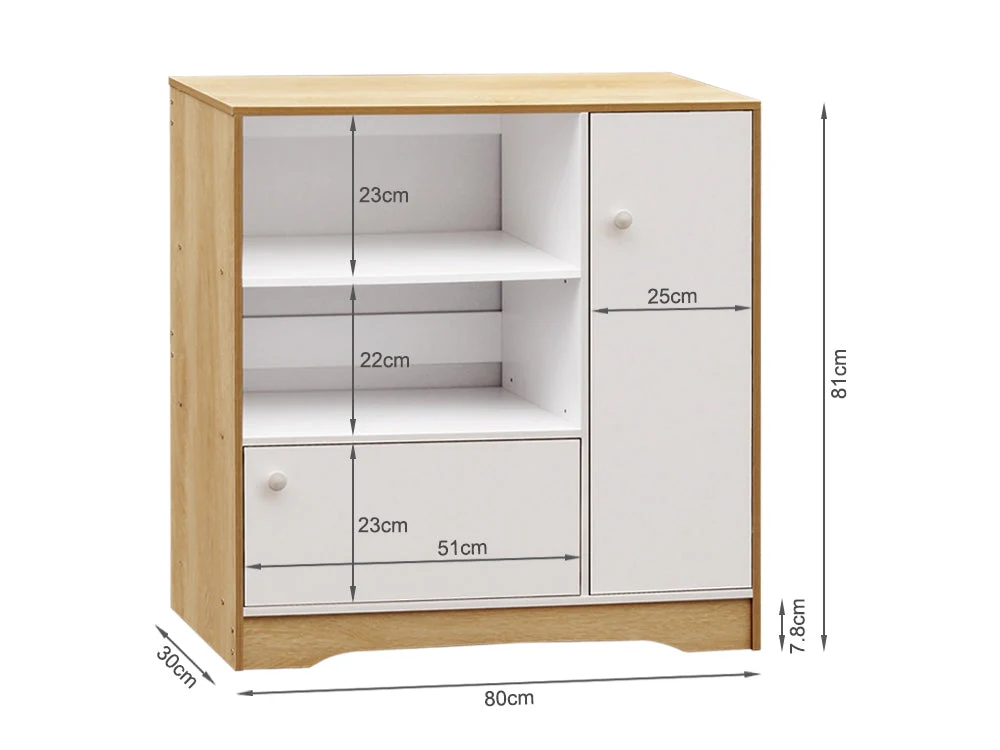 BERG Multipurpose Storage Shelf - Oak - Image 6
