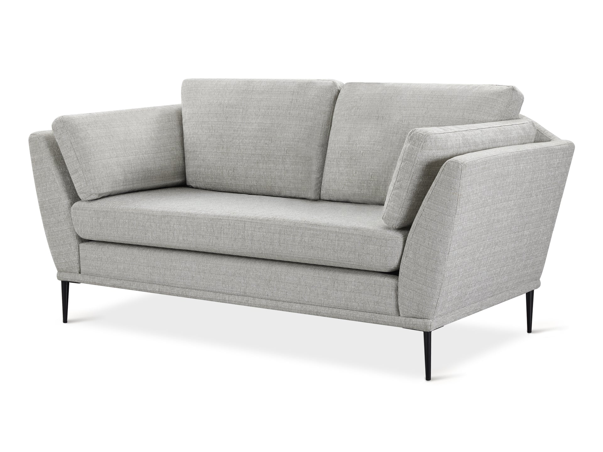 Berlin 2 Seater Sofa - Light Grey - Image 4
