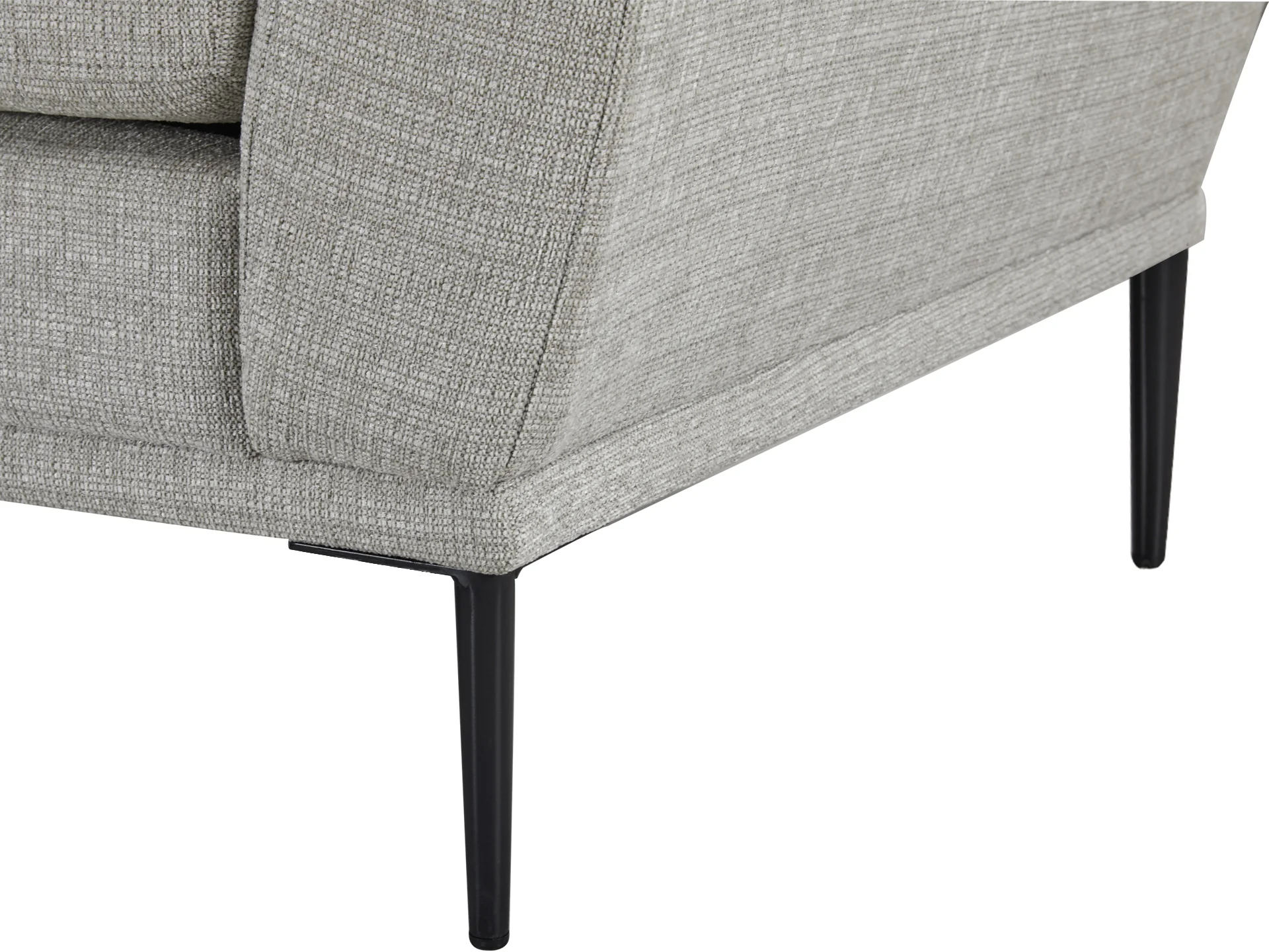 Berlin 2 Seater Sofa - Light Grey - Image 6