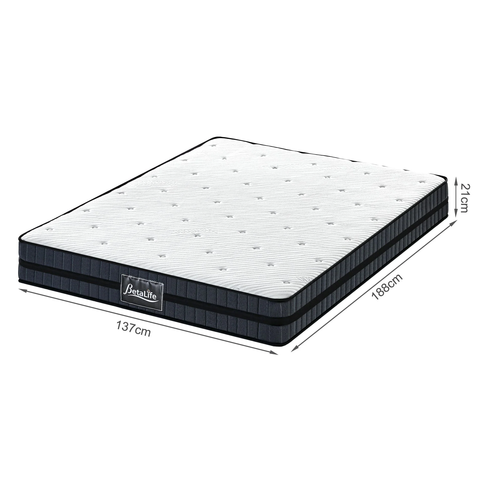 Bamboo 5 Zone Pocket Spring Mattress - Double - Image 11