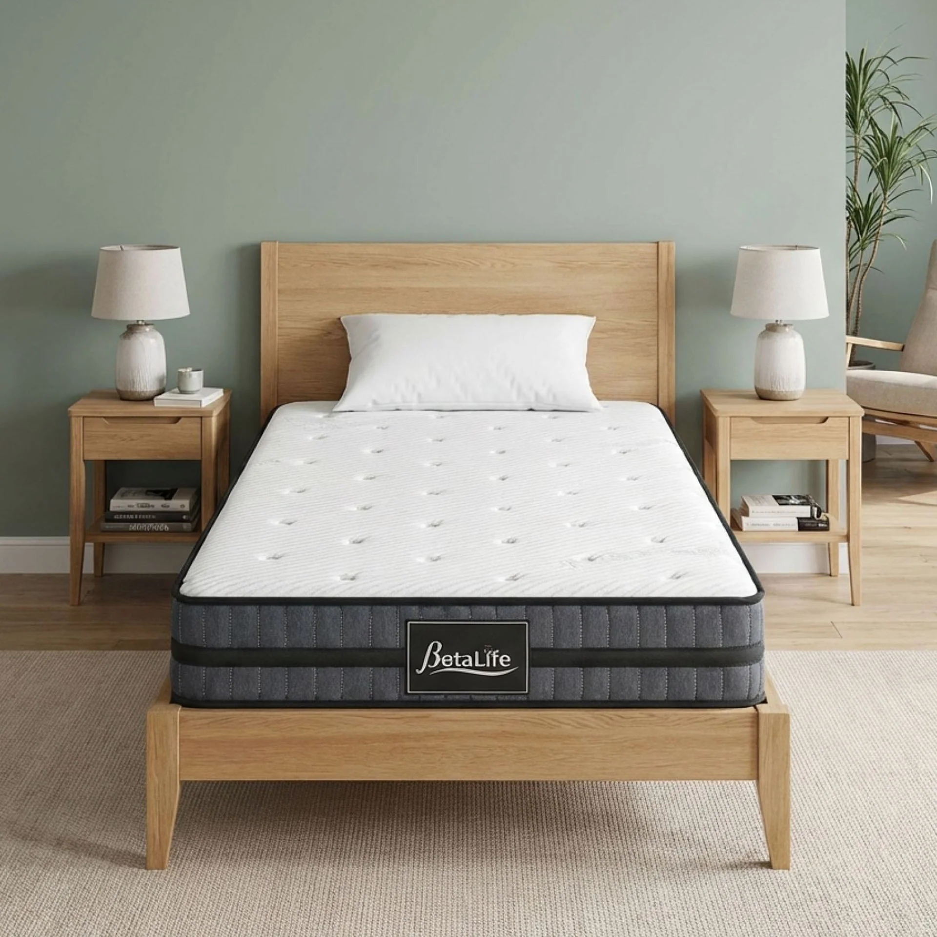 Bamboo 5 Zone Pocket Spring Mattress - King Single - Image 13