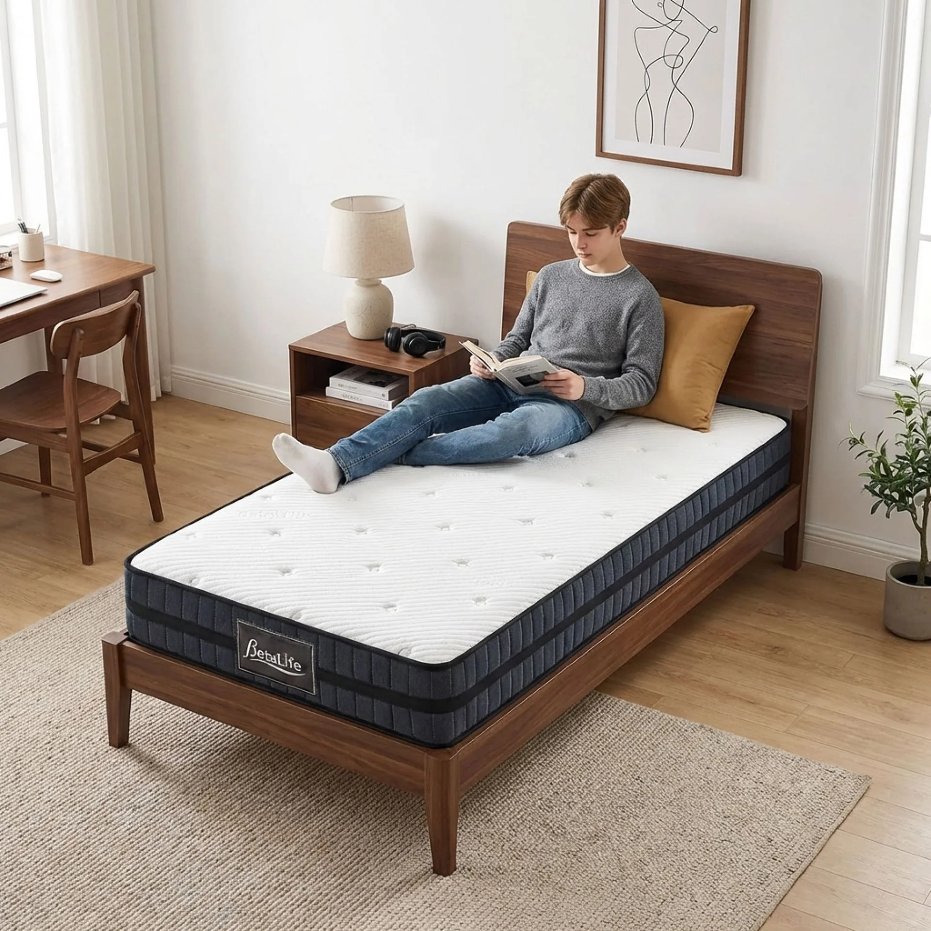 Bamboo 5 Zone Pocket Spring Mattress - Single - Image 14