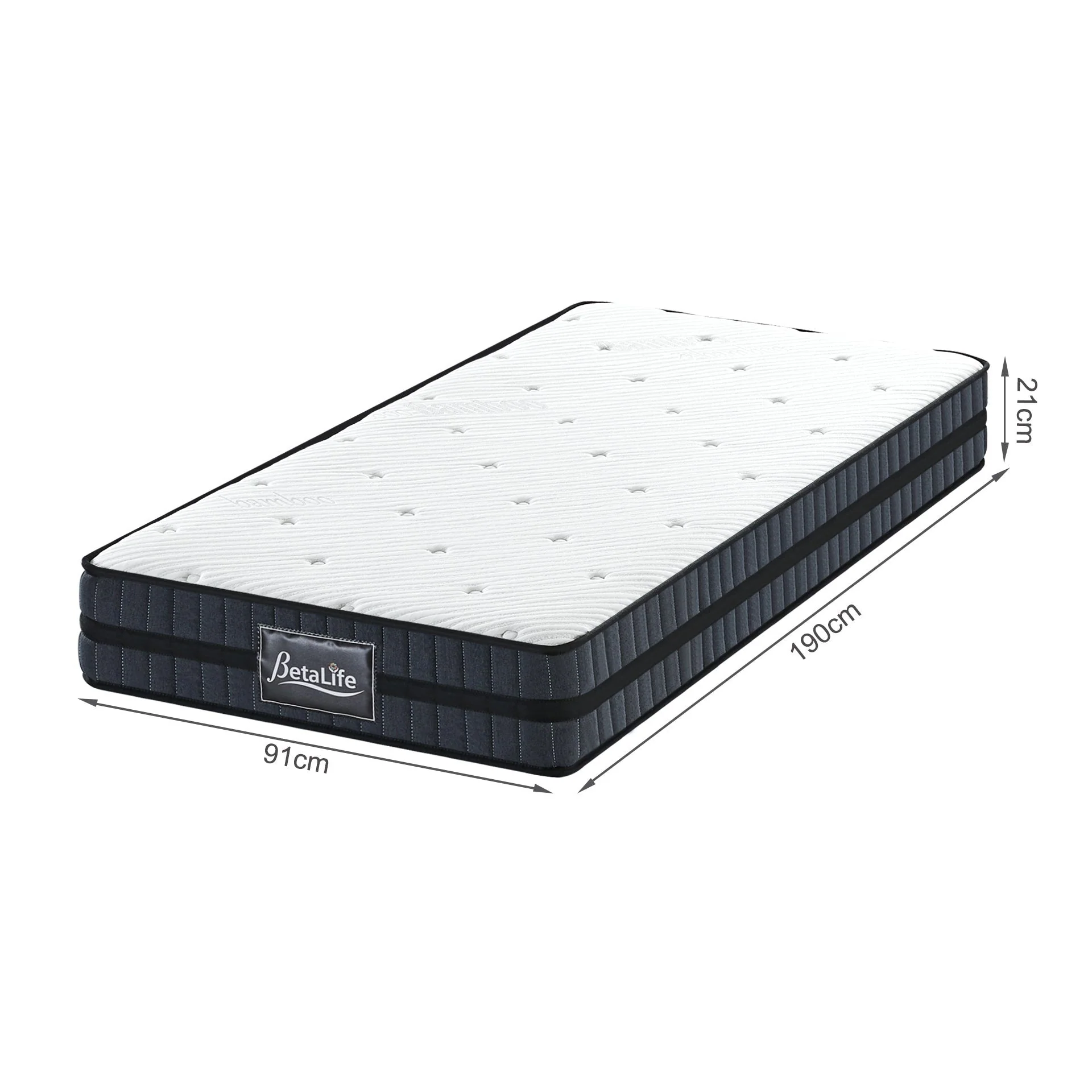 Bamboo 5 Zone Pocket Spring Mattress - Single - Image 16