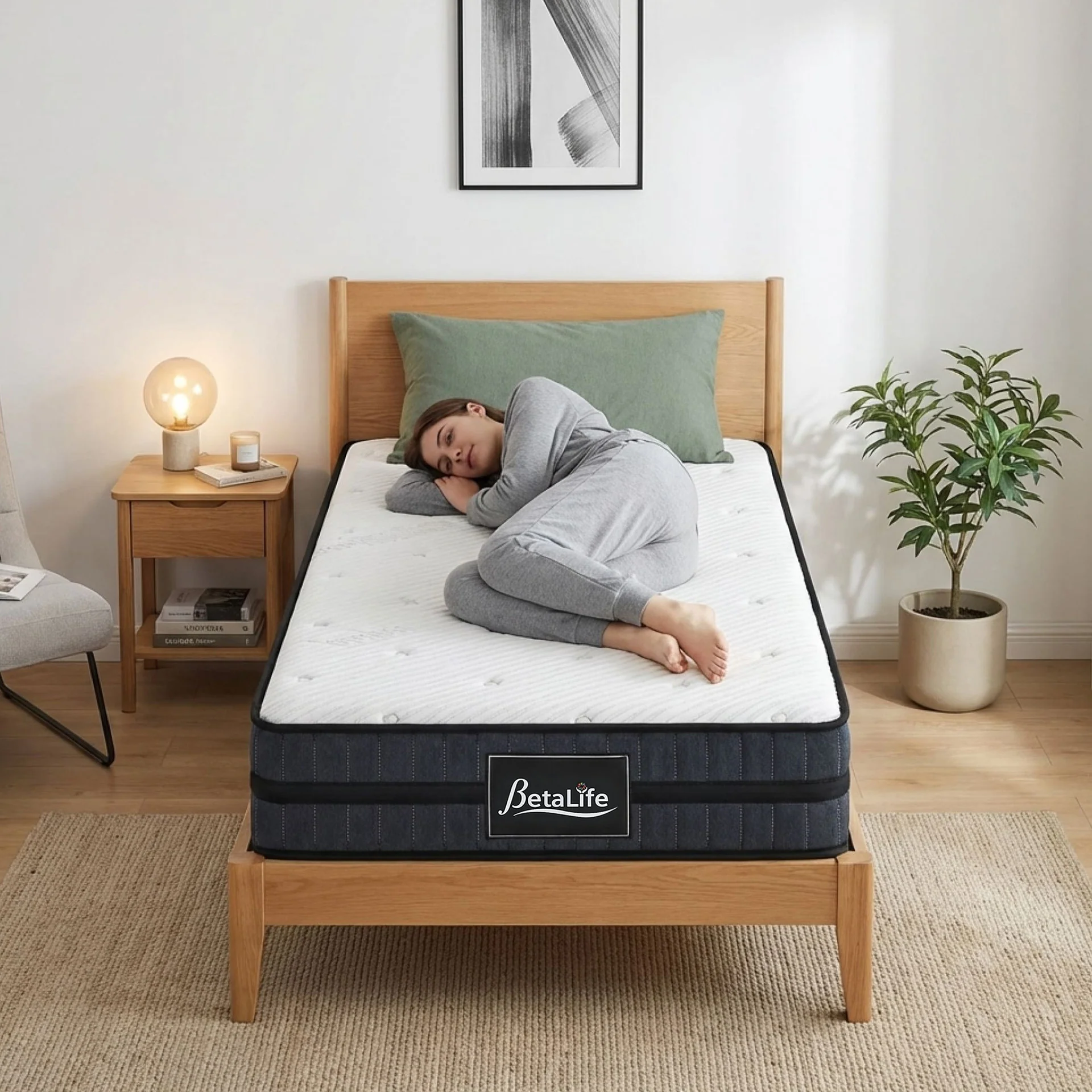 Bamboo 5 Zone Pocket Spring Mattress - Single - Image 4