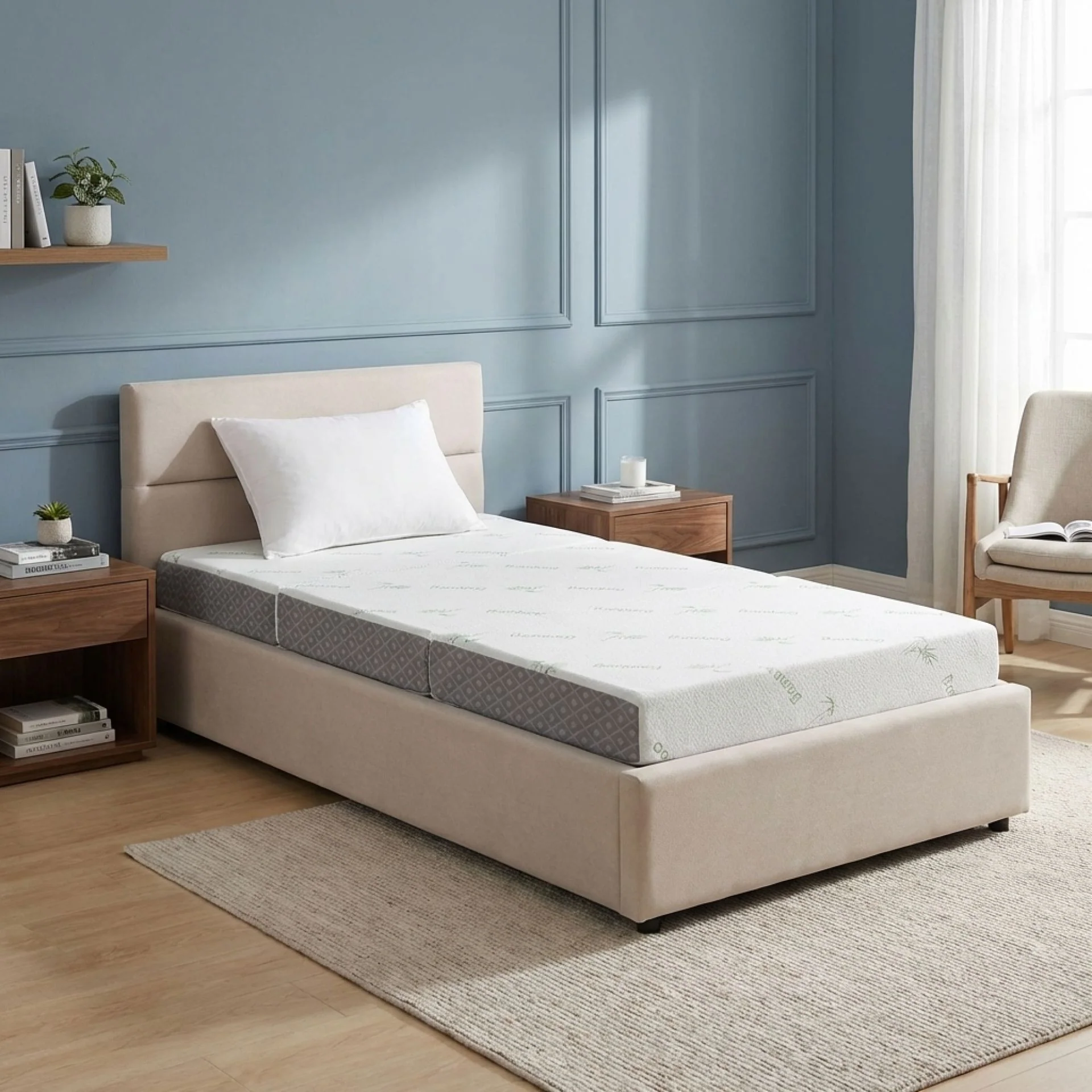 Bamboo Pro Portable Foldable Foam Mattress - Single - Image 5