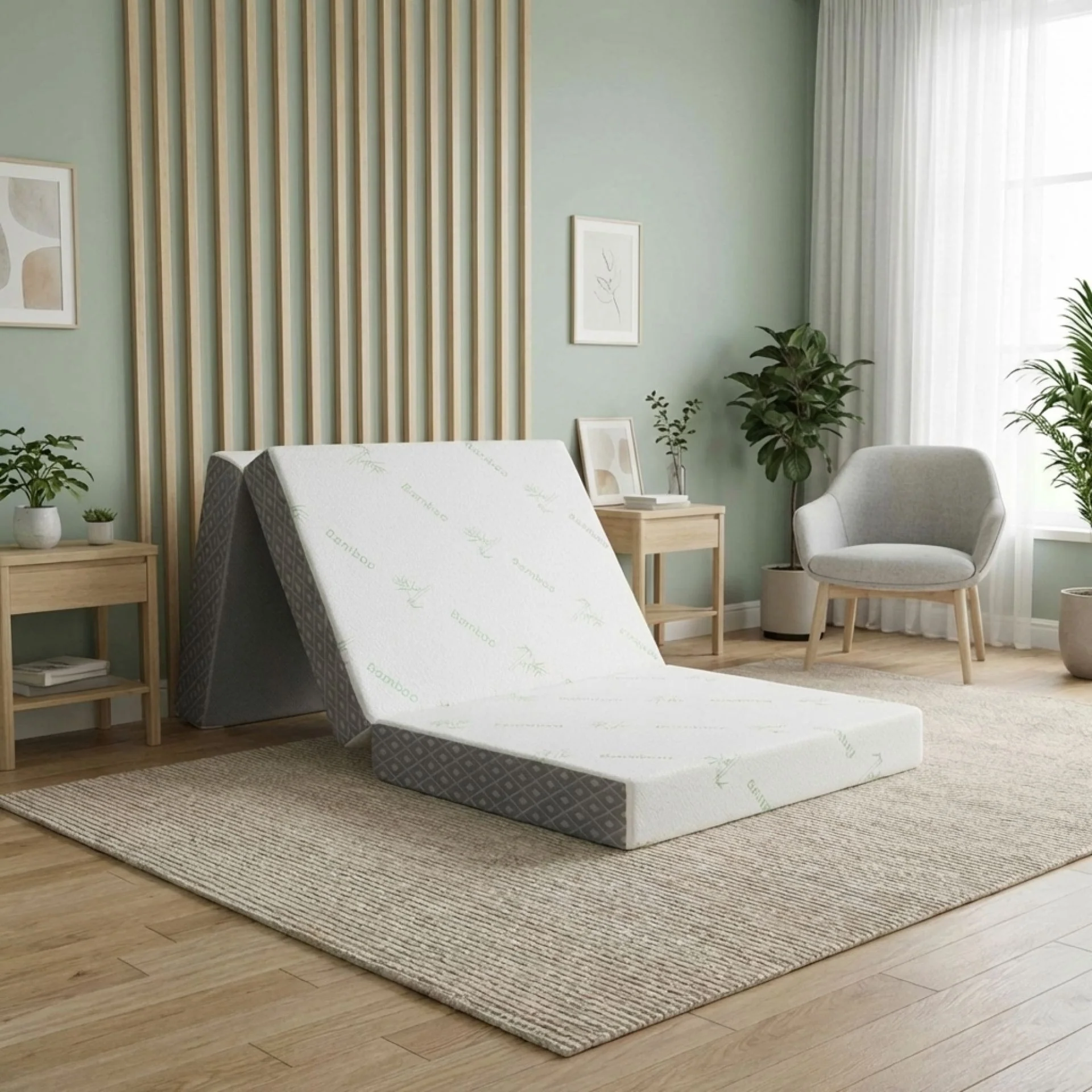 Bamboo Pro Portable Foldable Foam Mattress - Single - Image 6