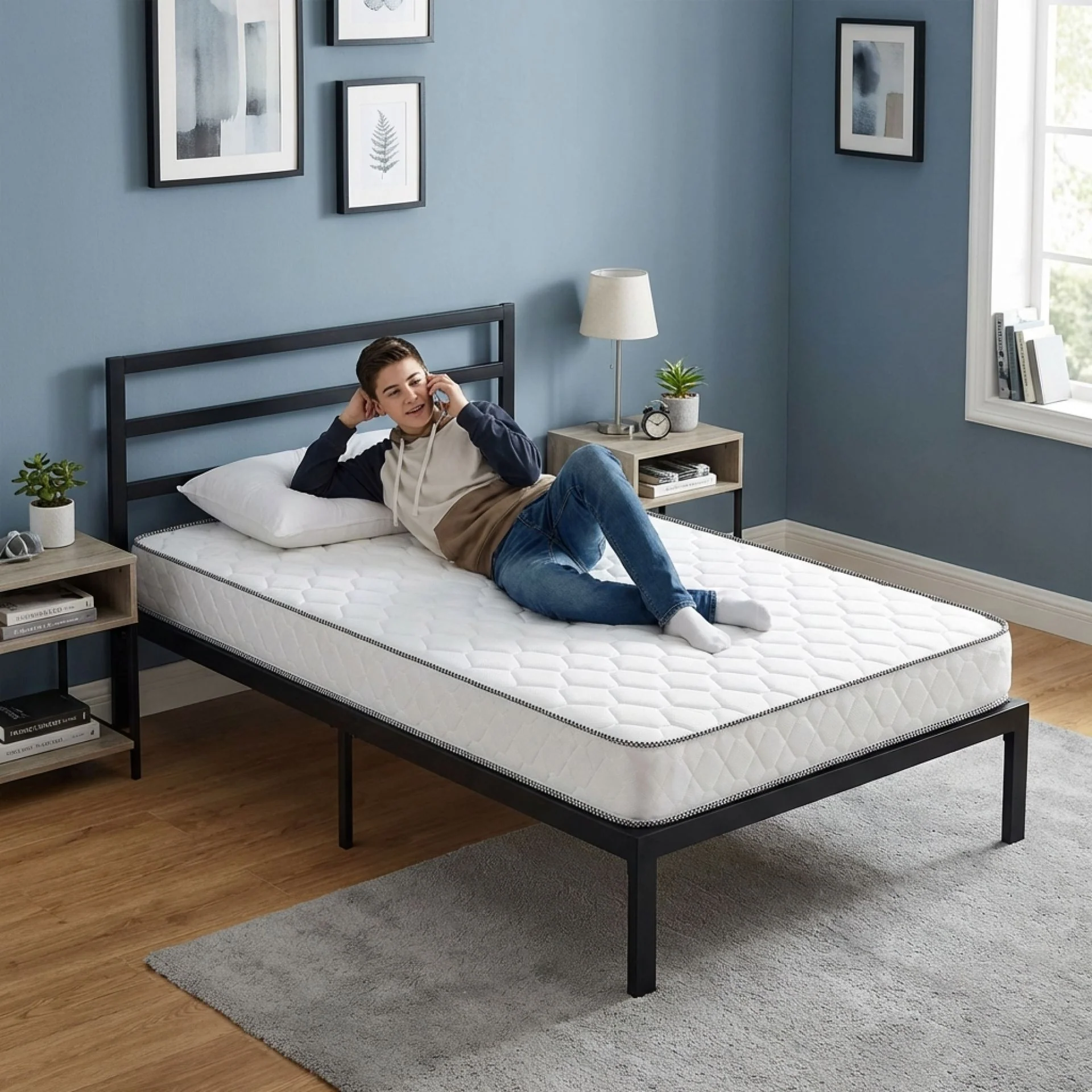 Basics Bonnell Spring Mattress - King Single - Image 17