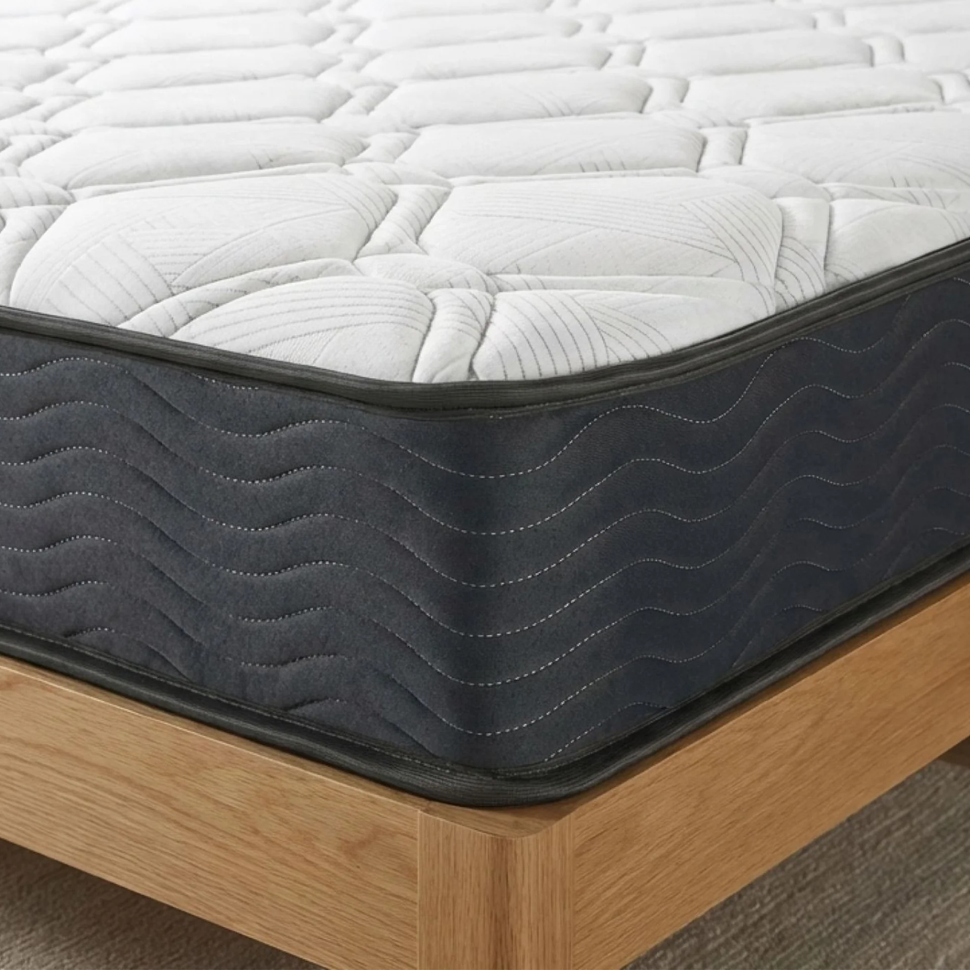 Basics Plus Bonnell Spring Mattress with Protector & Pillow - Double - Image 5