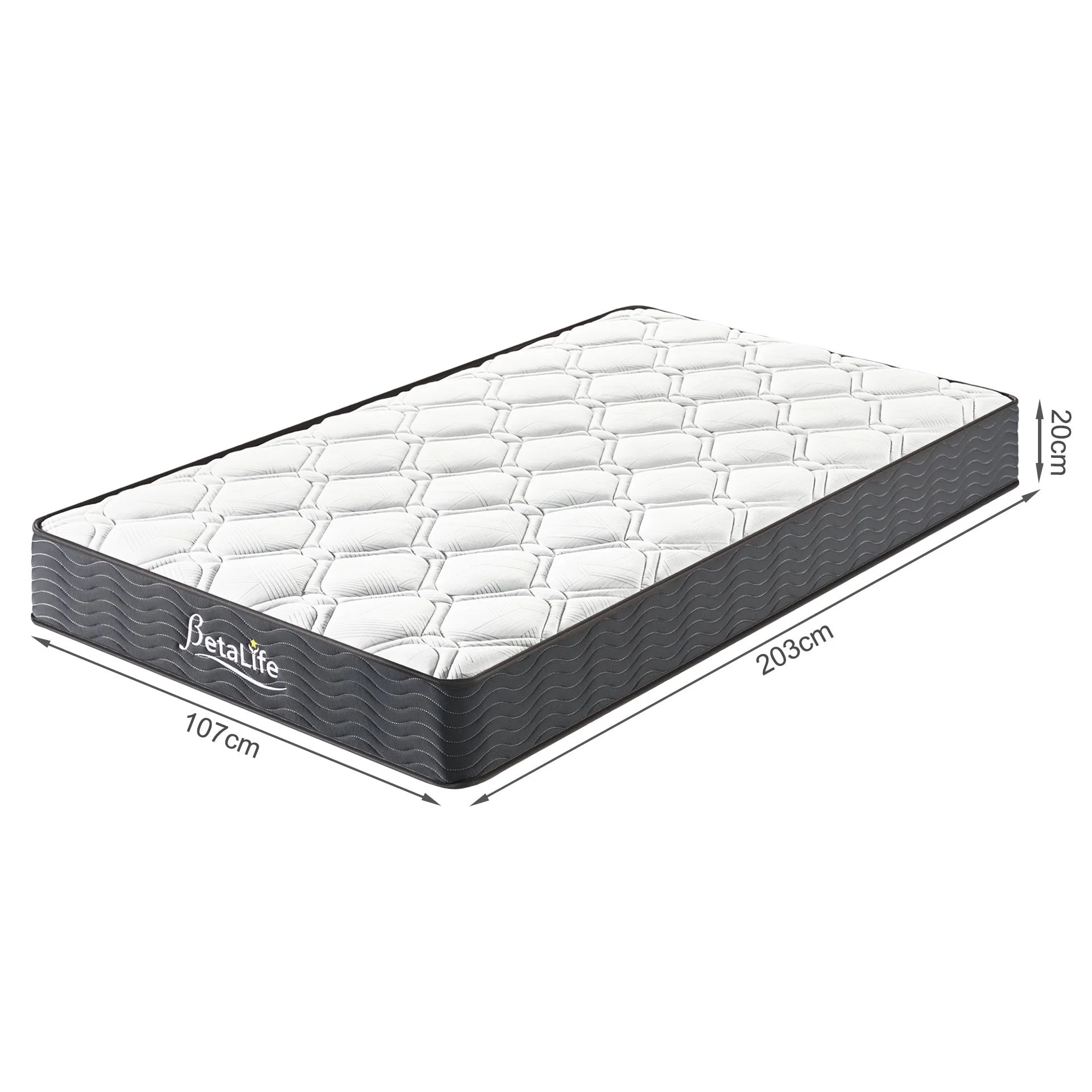 Basics Plus Bonnell Spring Mattress with Protector & Pillow - King Single - Image 14