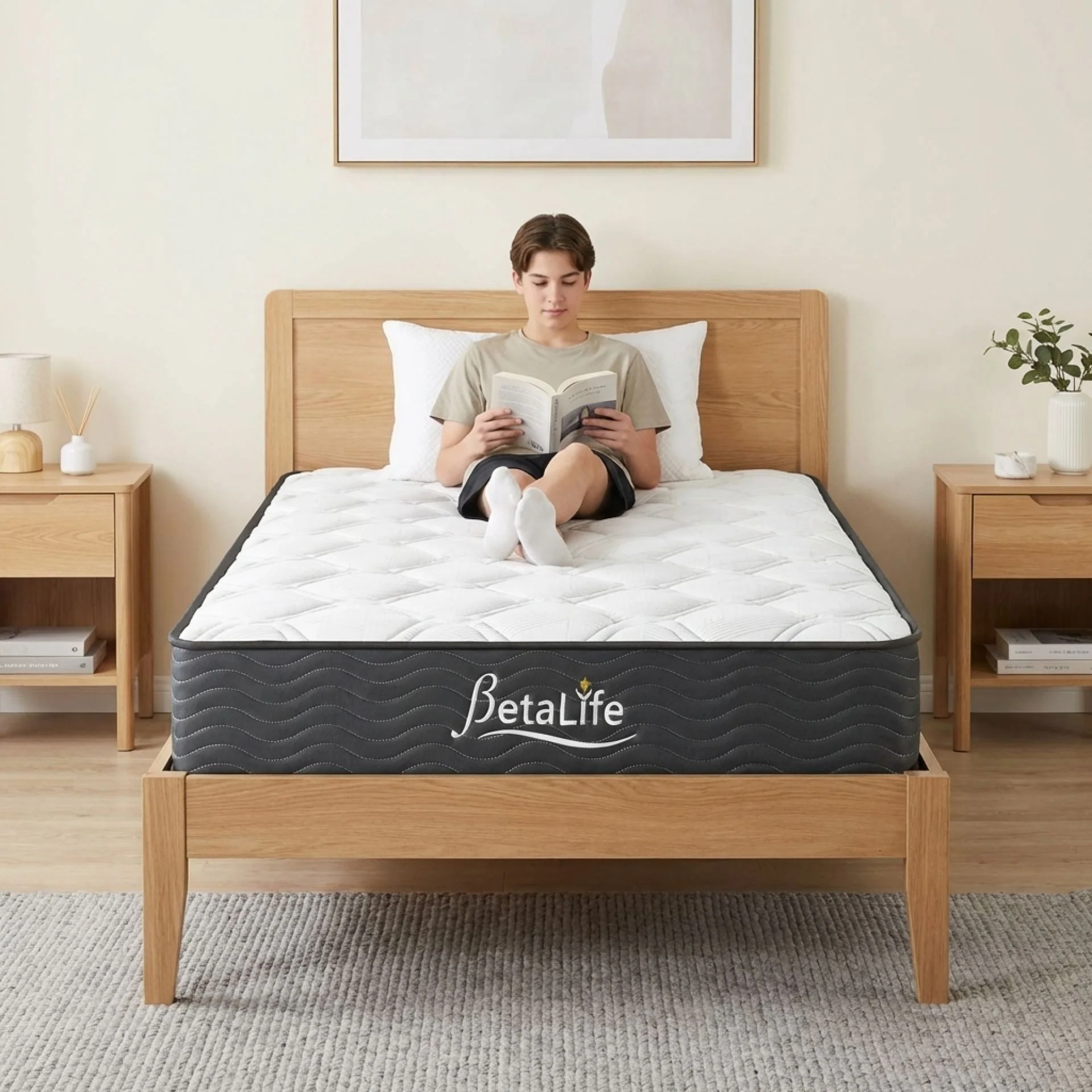Basics Plus Bonnell Spring Mattress with Protector & Pillow - King Single - Image 19