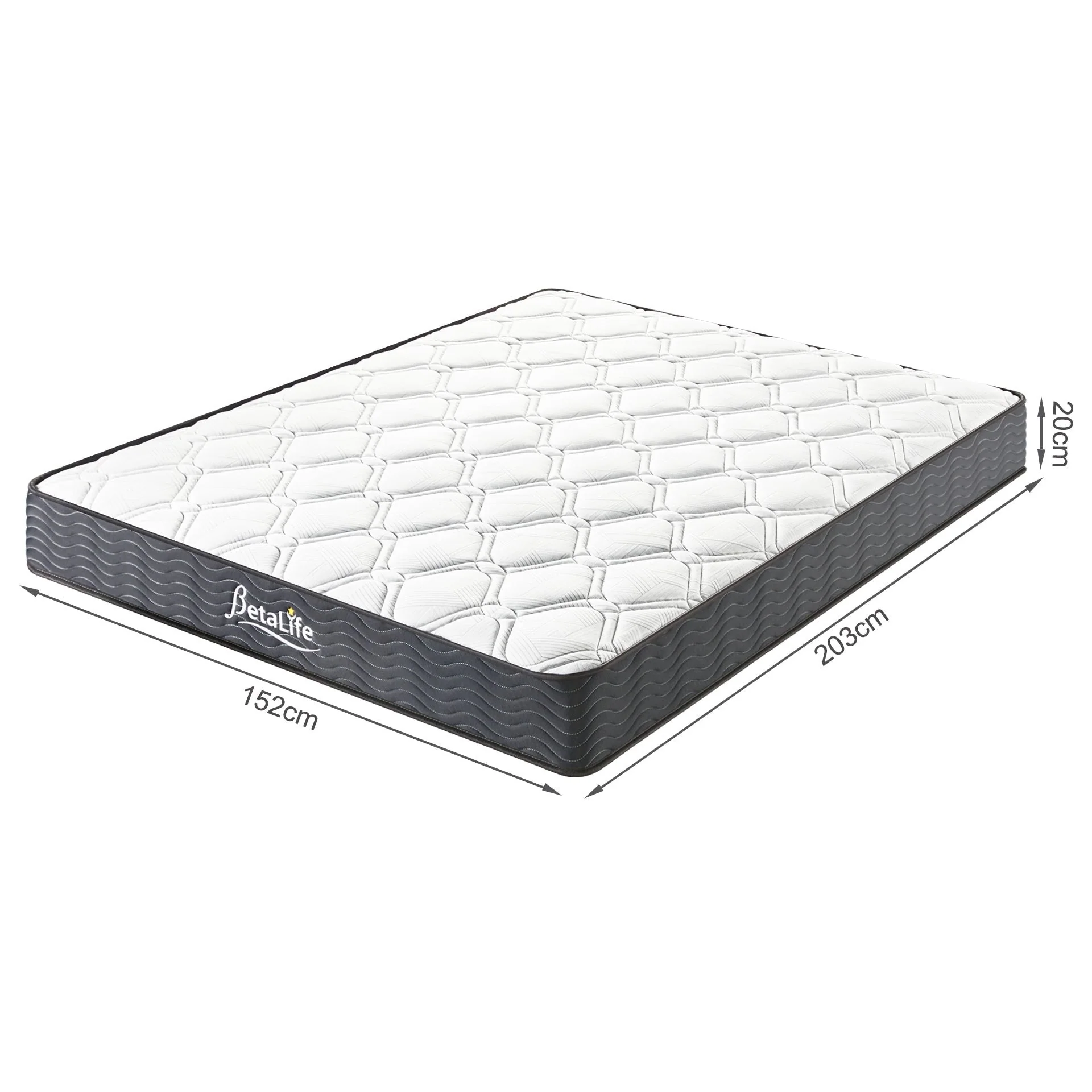 Basics Plus Bonnell Spring Mattress with Protector & Pillow - Queen - Image 20