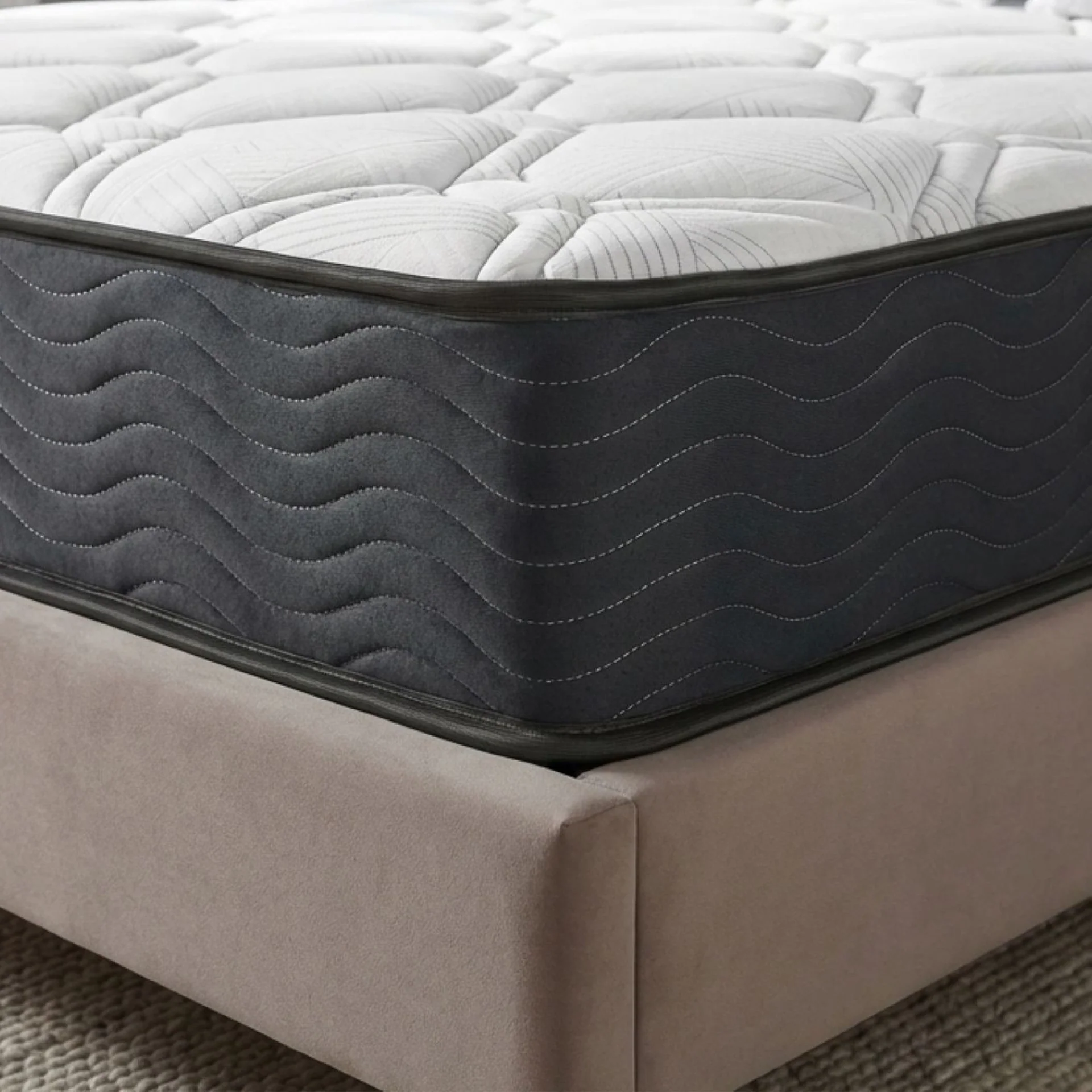 Basics Plus Bonnell Spring Mattress with Protector & Pillow - Queen - Image 5