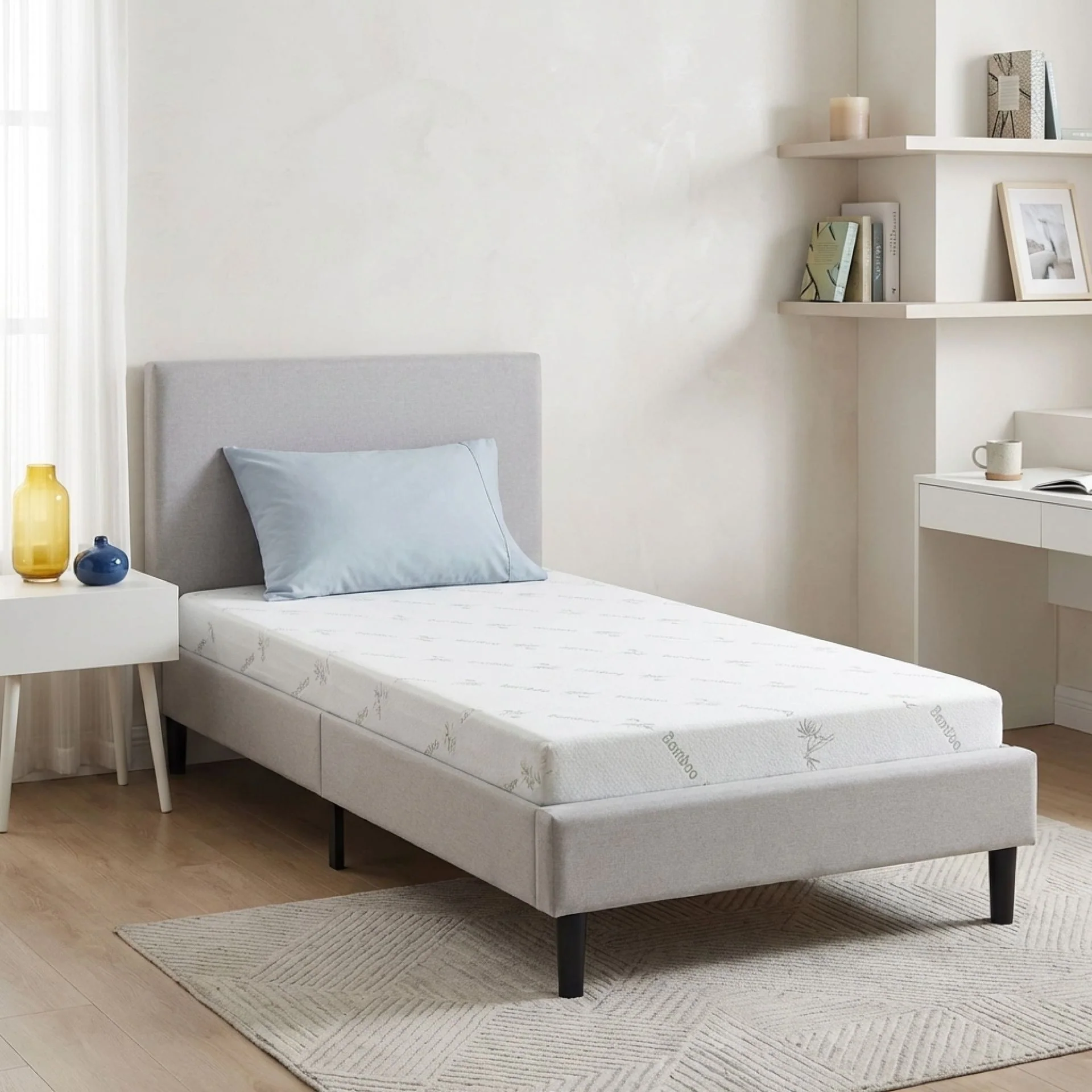 Comfort Plush Gel Memory Foam Mattress Topper - King Single - Image 2