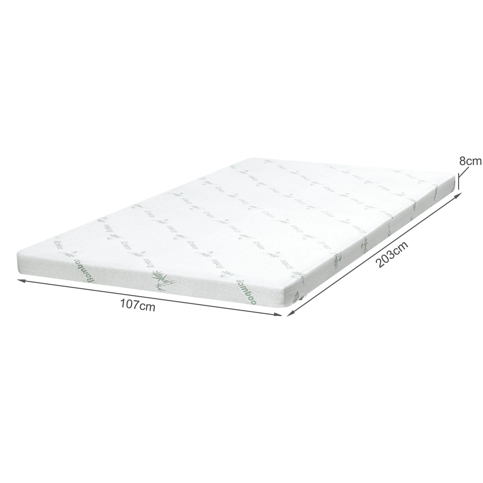 Comfort Plush Gel Memory Foam Mattress Topper - King Single - Image 9