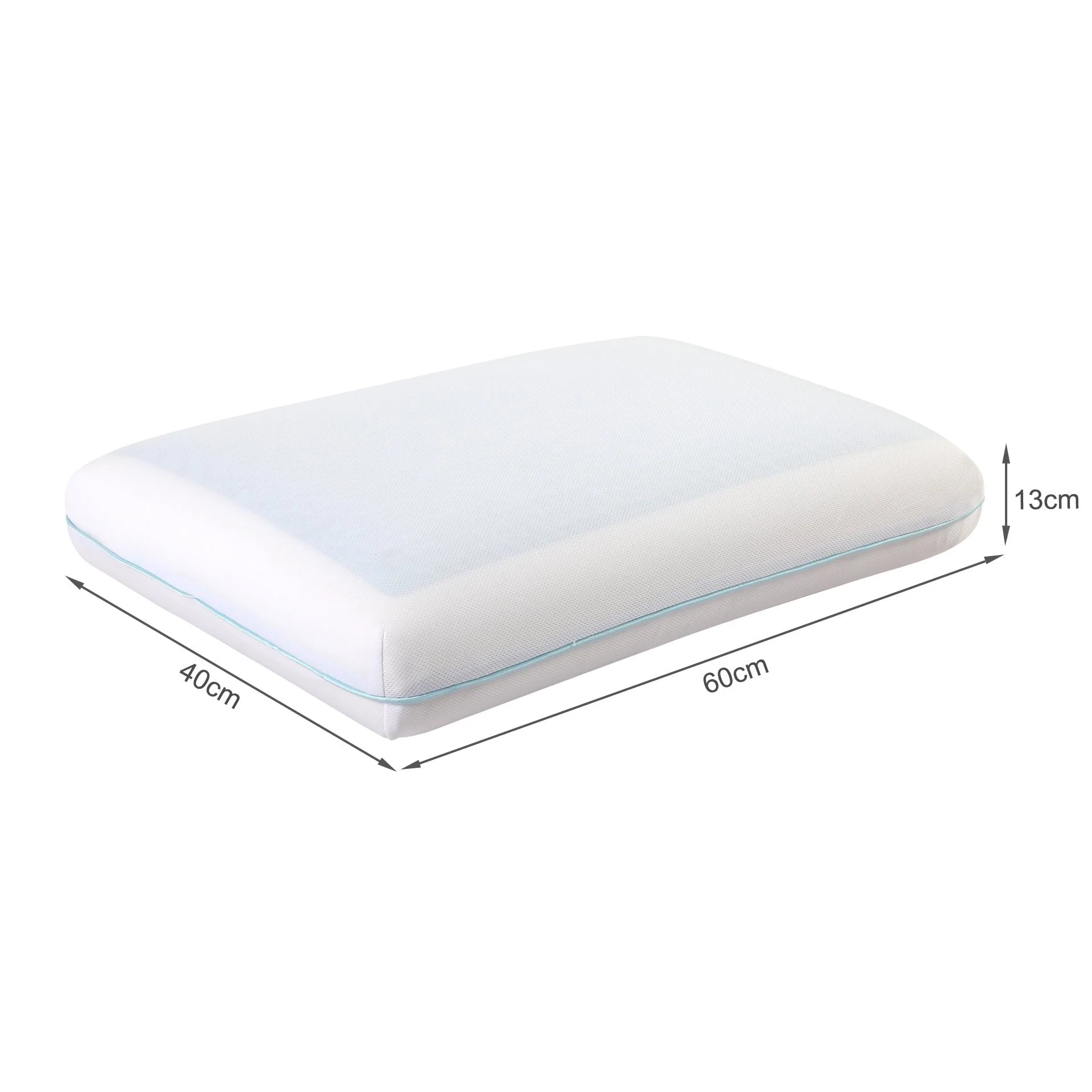 Cool Cloud Gel Top Memory Foam Pillow 60cm x 40cm x 13CM - Image 10