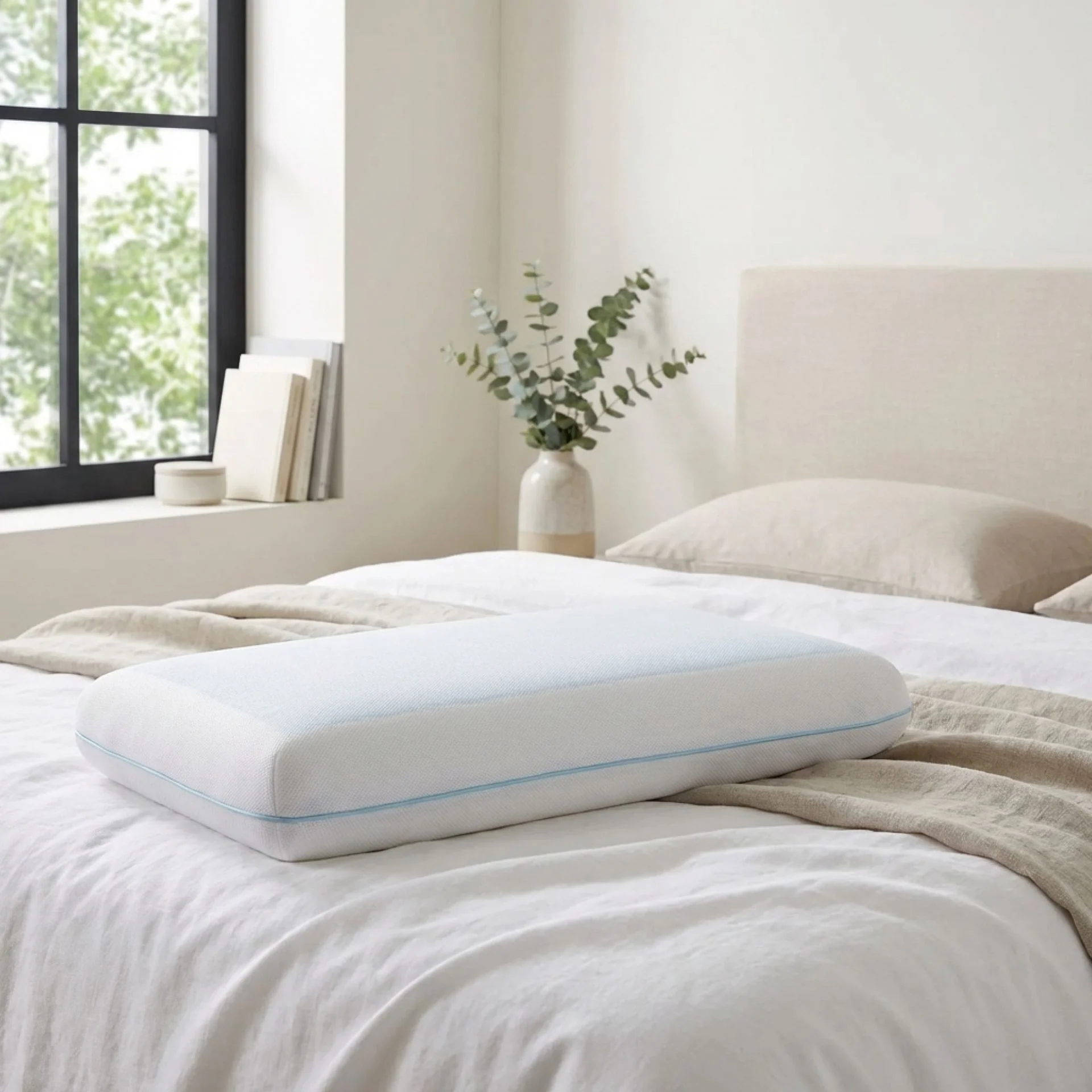 Cool Cloud Gel Top Memory Foam Pillow 60cm x 40cm x 13CM - Image 4