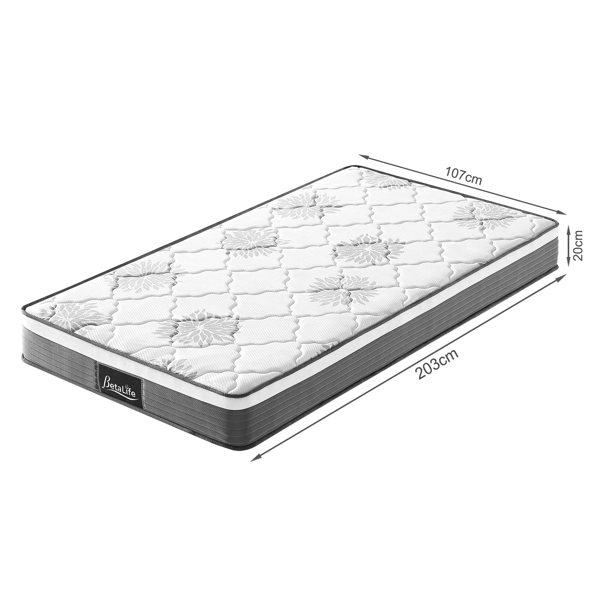 Deluxe 5 Zone Pocket Spring Mattress - King Single - Image 12