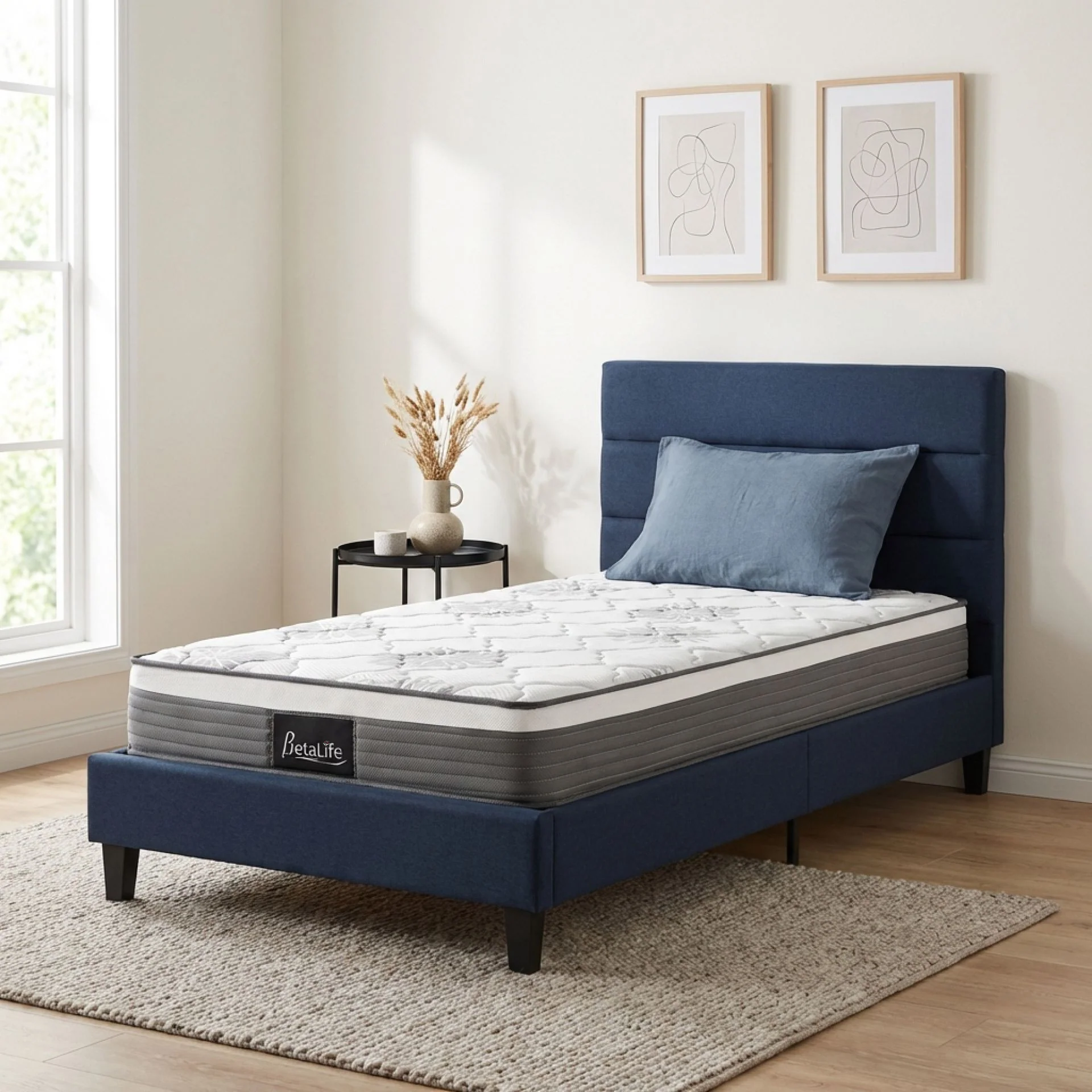 Deluxe 5 Zone Pocket Spring Mattress - King Single - Image 13