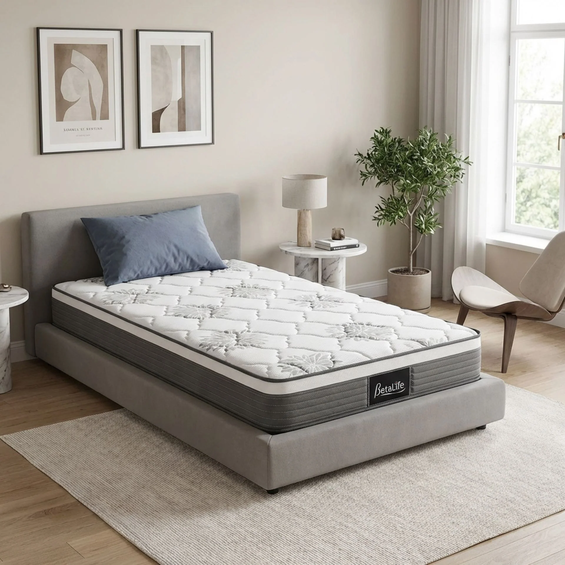 Deluxe 5 Zone Pocket Spring Mattress - King Single - Image 14