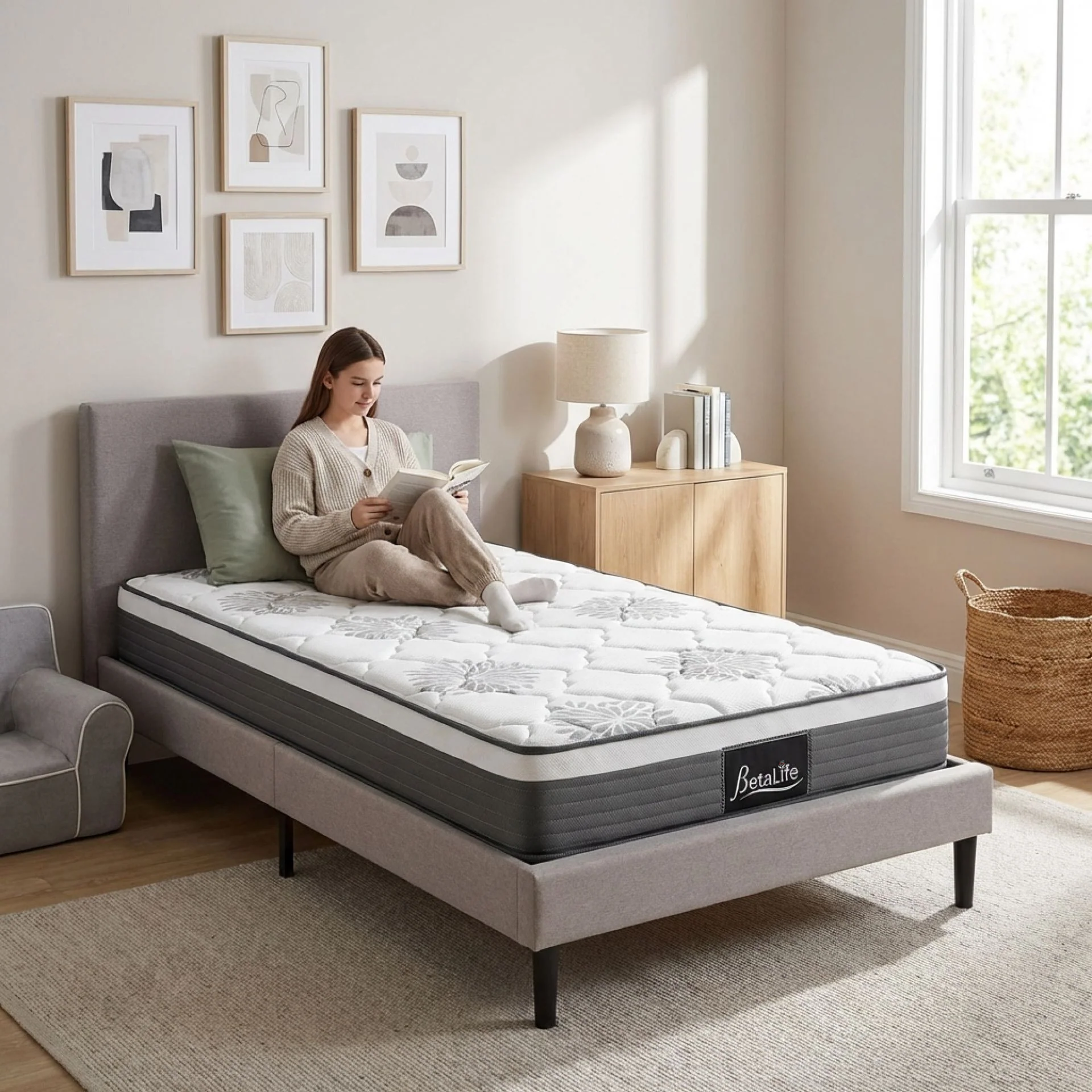 Deluxe 5 Zone Pocket Spring Mattress - King Single - Image 16