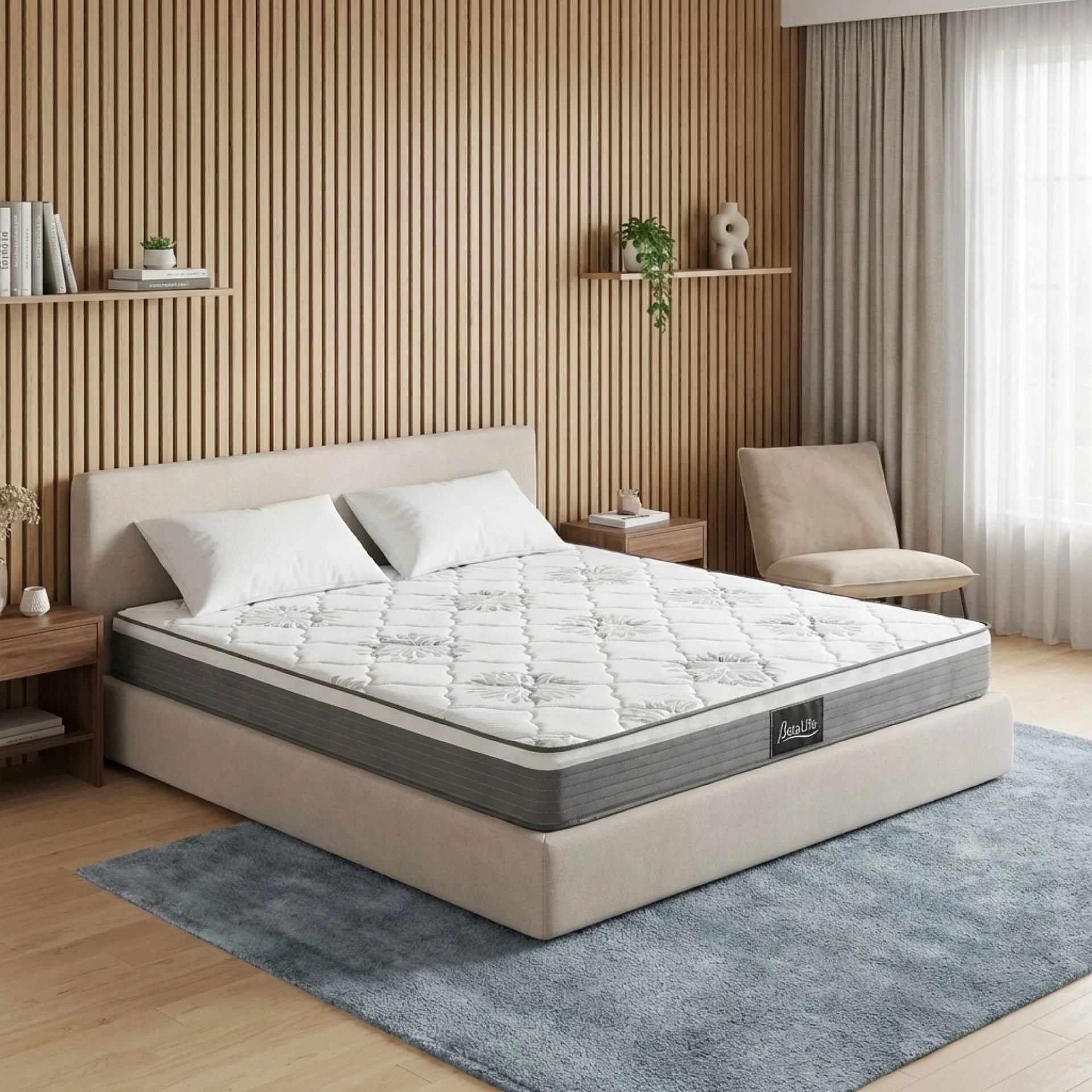 Deluxe 5 Zone Pocket Spring Mattress - Super King - Image 13